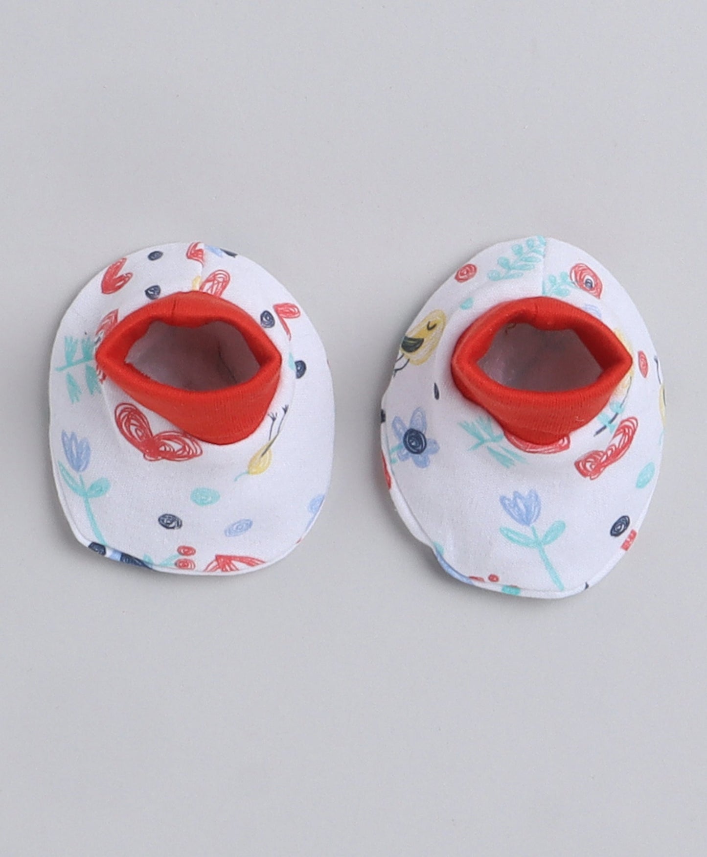 wholesale only Peb10033 - Blue & White Girls Half Sleeves Cotton Jablas Pack Of 3