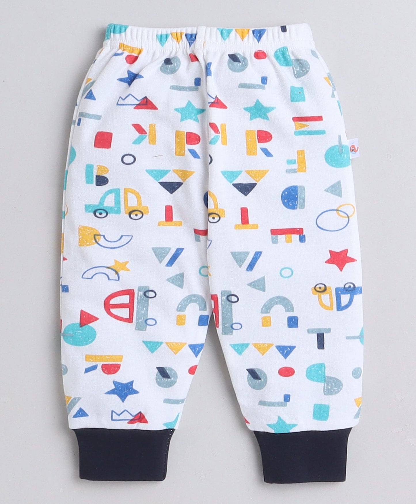 wholesale only Peb10033 - Blue & White Girls Half Sleeves Cotton Jablas Pack Of 3