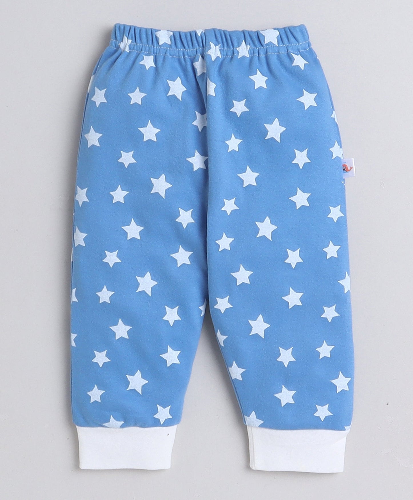 wholesale only Peb10033 - Blue & White Girls Half Sleeves Cotton Jablas Pack Of 3