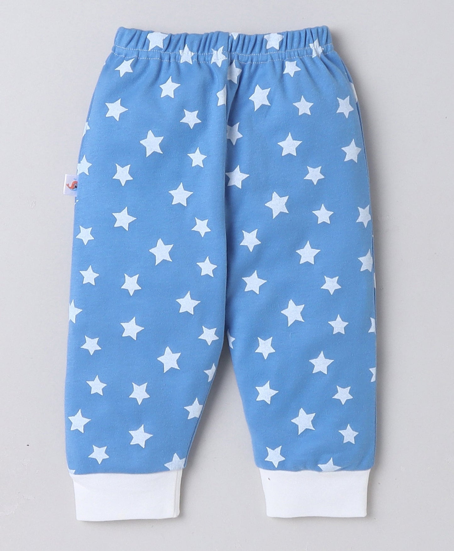 wholesale only Peb10033 - Blue & White Girls Half Sleeves Cotton Jablas Pack Of 3