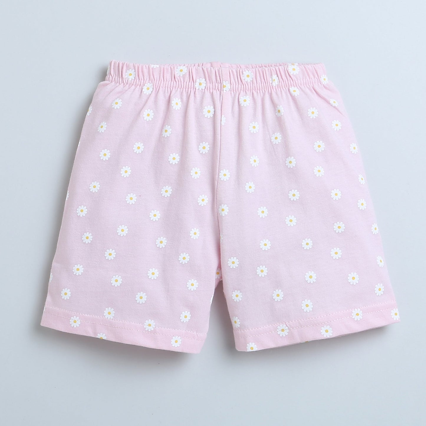 wholesale only Peb10033 - Blue & White Girls Half Sleeves Cotton Jablas Pack Of 3
