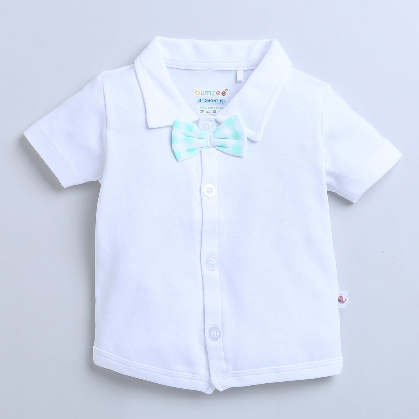 wholesale only Peb10033 - Blue & White Girls Half Sleeves Cotton Jablas Pack Of 3