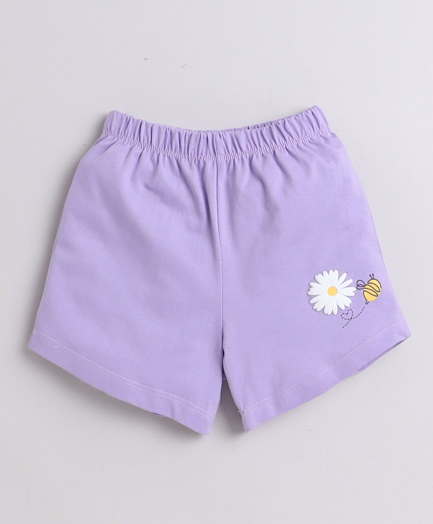 wholesale only Peb10033 - Blue & White Girls Half Sleeves Cotton Jablas Pack Of 3