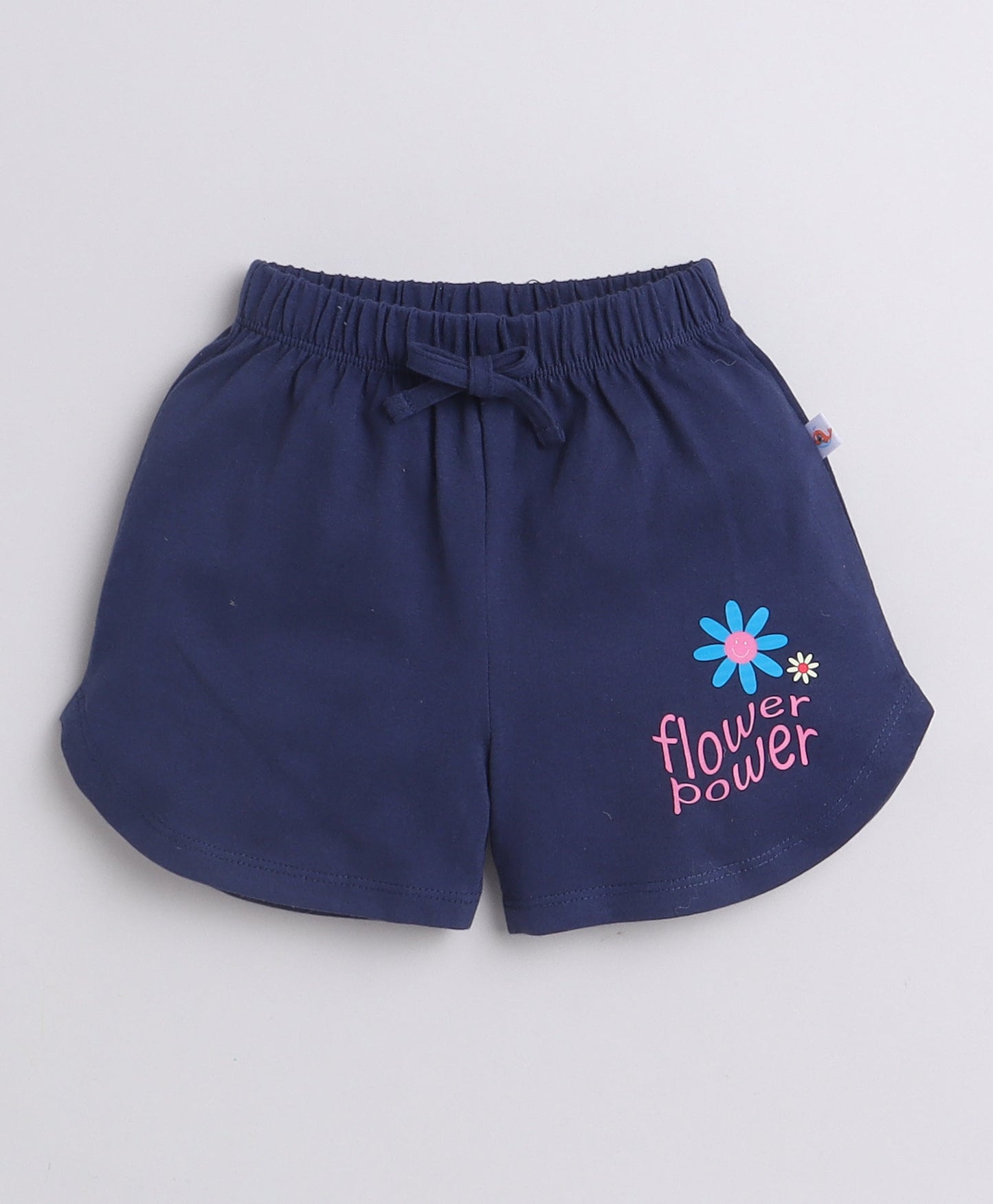 wholesale only Peb10033 - Blue & White Girls Half Sleeves Cotton Jablas Pack Of 3