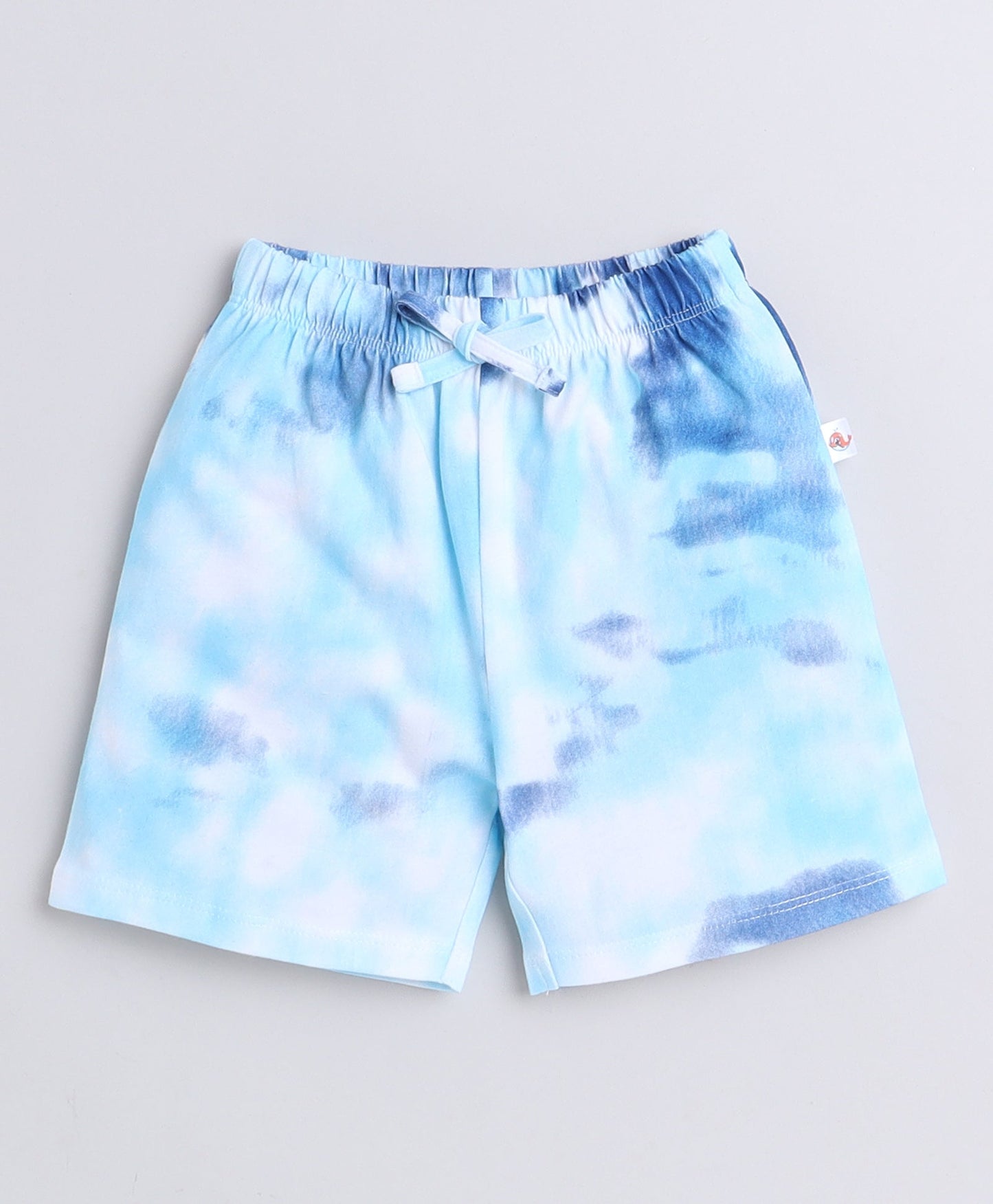 wholesale only Peb10033 - Blue & White Girls Half Sleeves Cotton Jablas Pack Of 3