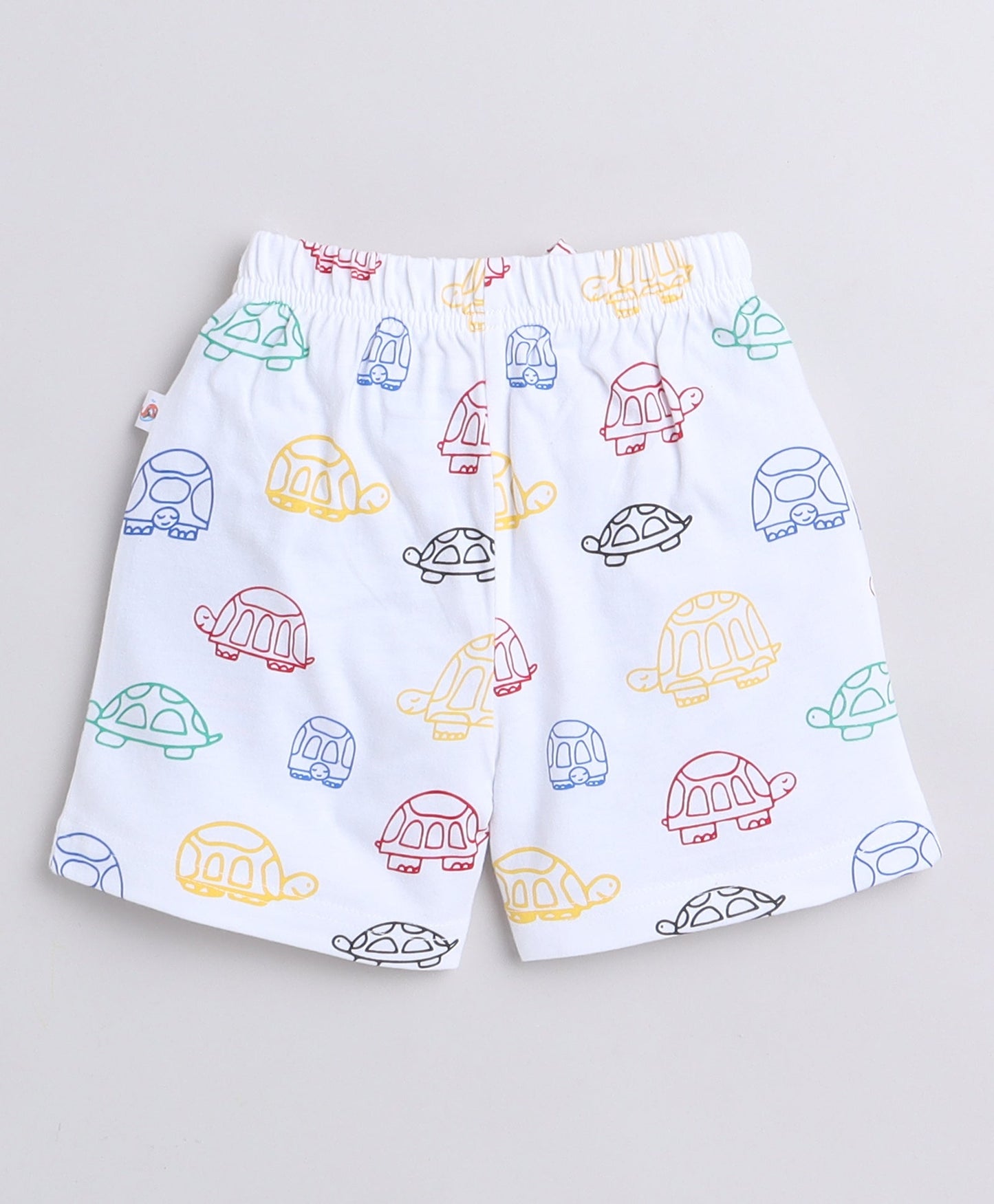 wholesale only Peb10033 - Blue & White Girls Half Sleeves Cotton Jablas Pack Of 3