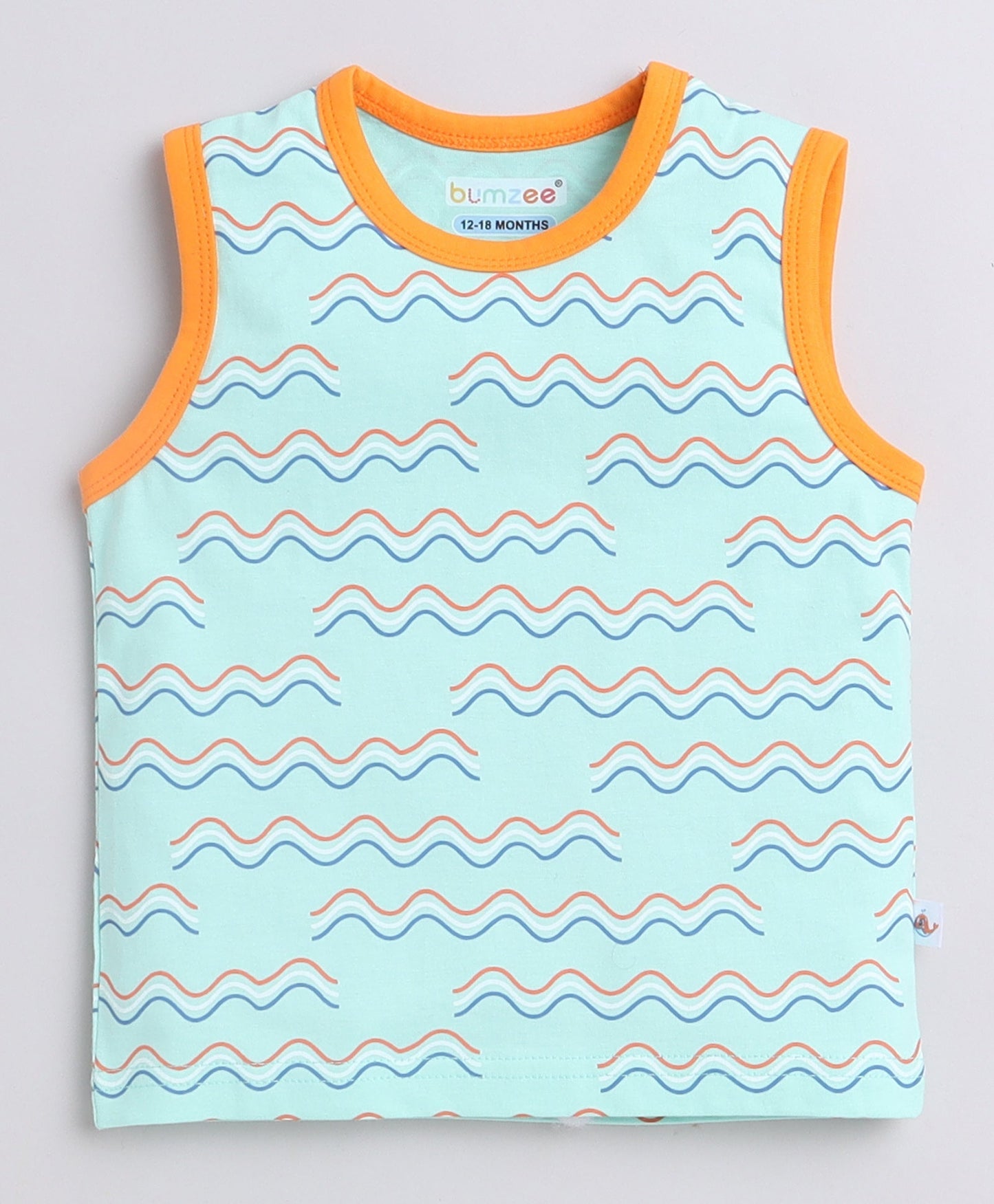 wholesale only Peb10033 - Blue & White Girls Half Sleeves Cotton Jablas Pack Of 3