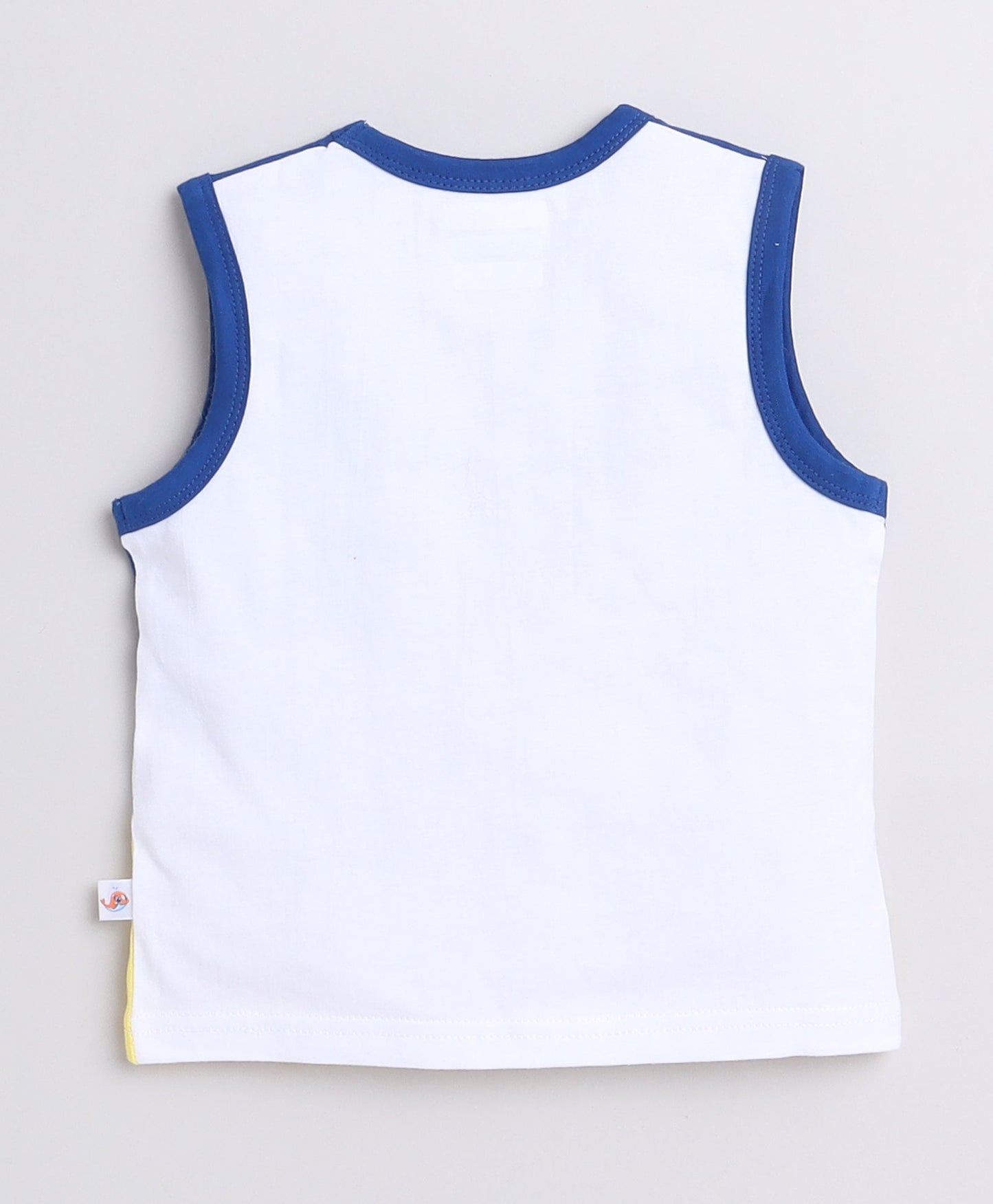 wholesale only Peb10033 - Blue & White Girls Half Sleeves Cotton Jablas Pack Of 3