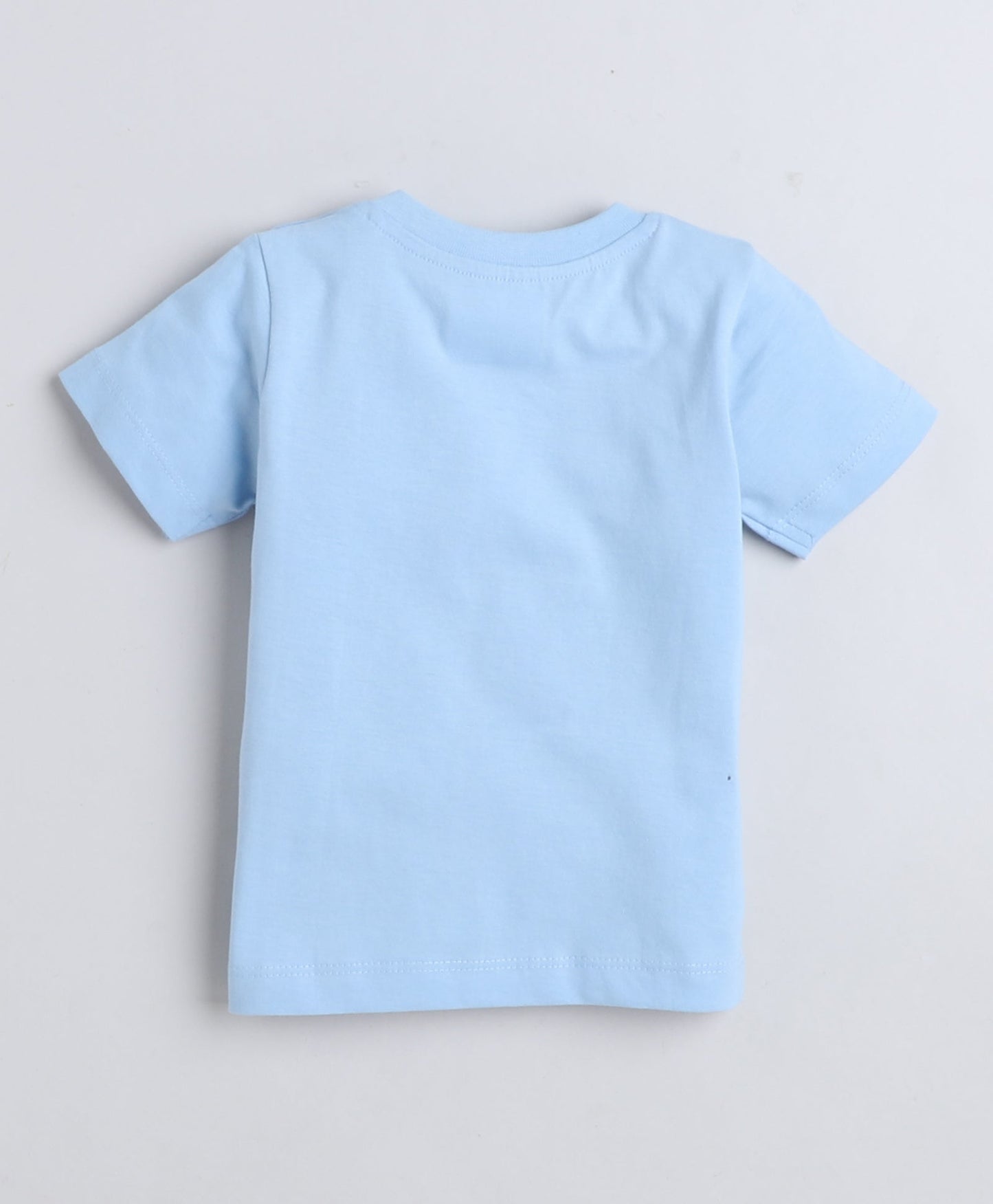 wholesale only Peb10033 - Blue & White Girls Half Sleeves Cotton Jablas Pack Of 3