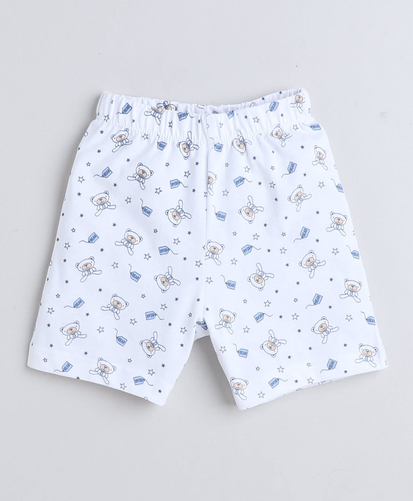 wholesale only Peb10033 - Blue & White Girls Half Sleeves Cotton Jablas Pack Of 3