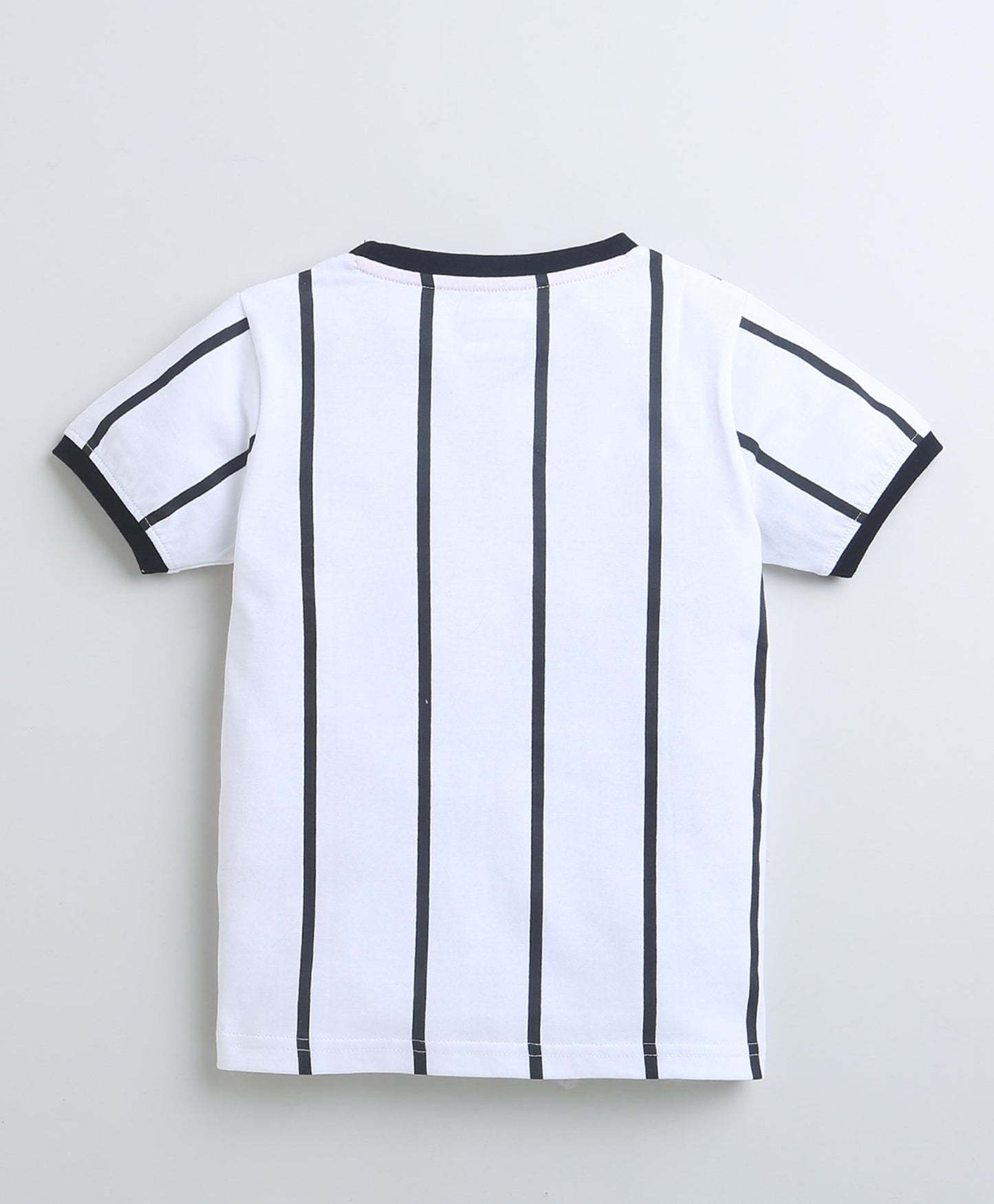 wholesale only Peb10033 - Blue & White Girls Half Sleeves Cotton Jablas Pack Of 3