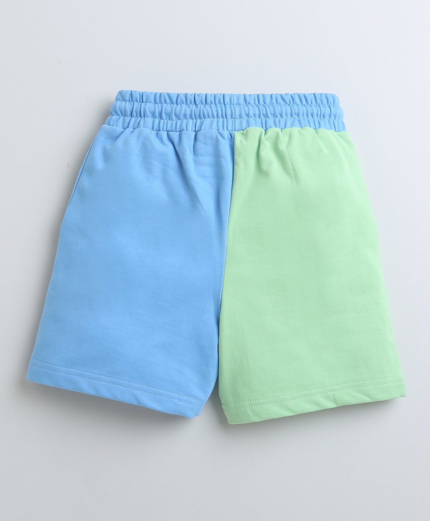 wholesale only Peb10033 - Blue & White Girls Half Sleeves Cotton Jablas Pack Of 3