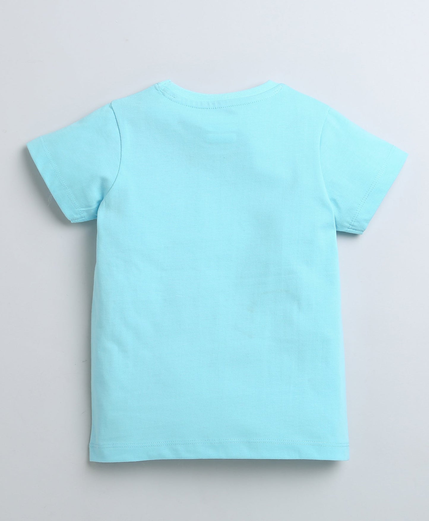 wholesale only Peb10033 - Blue & White Girls Half Sleeves Cotton Jablas Pack Of 3
