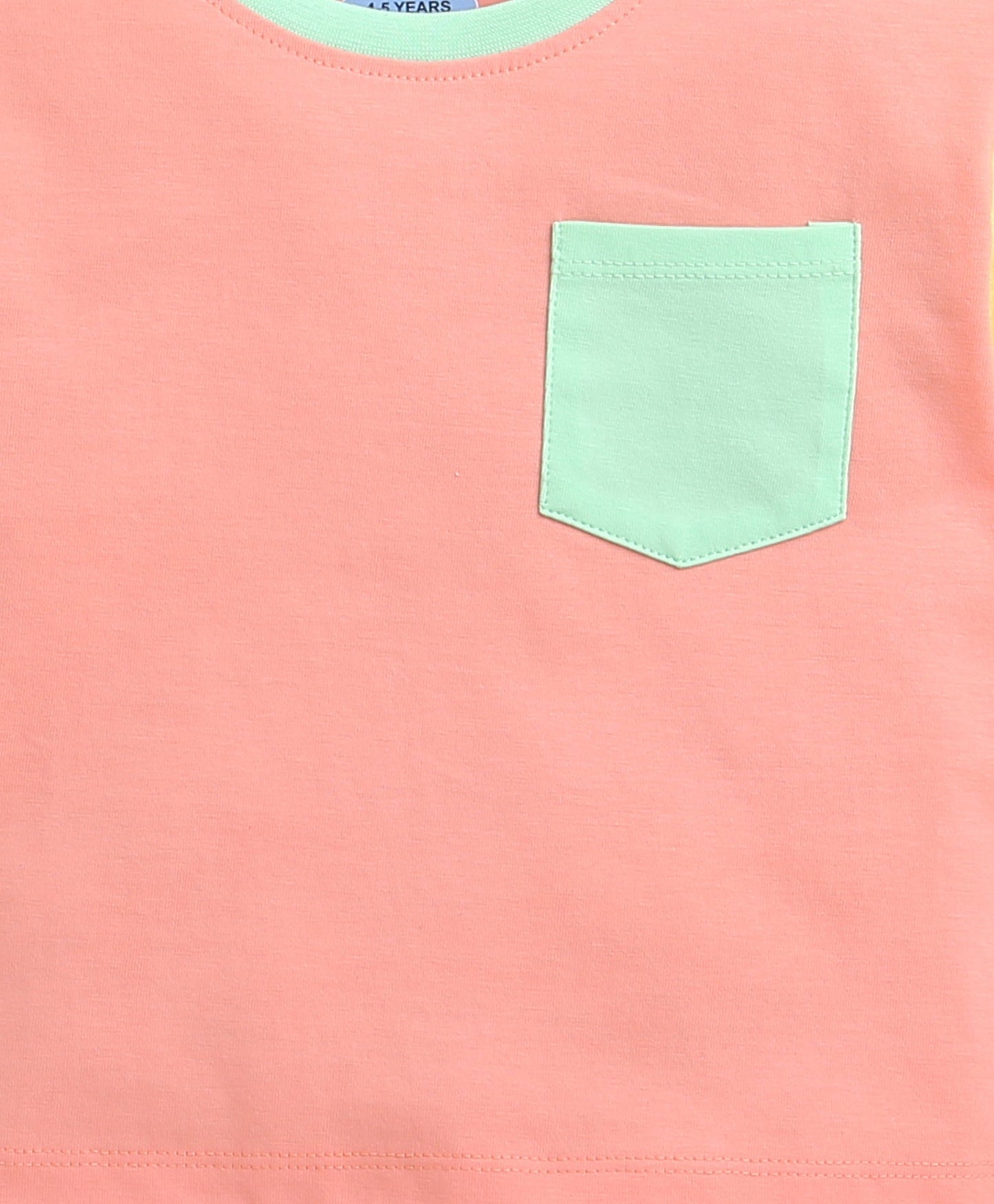 wholesale only Peb10033 - Blue & White Girls Half Sleeves Cotton Jablas Pack Of 3