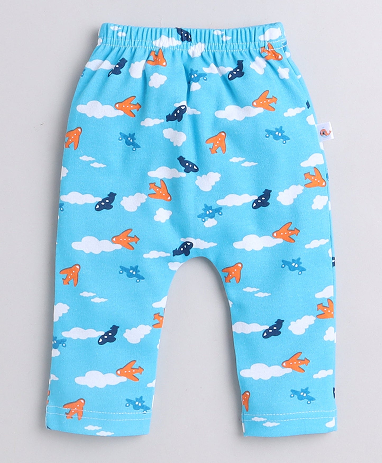 wholesale only Peb10033 - Blue & White Girls Half Sleeves Cotton Jablas Pack Of 3