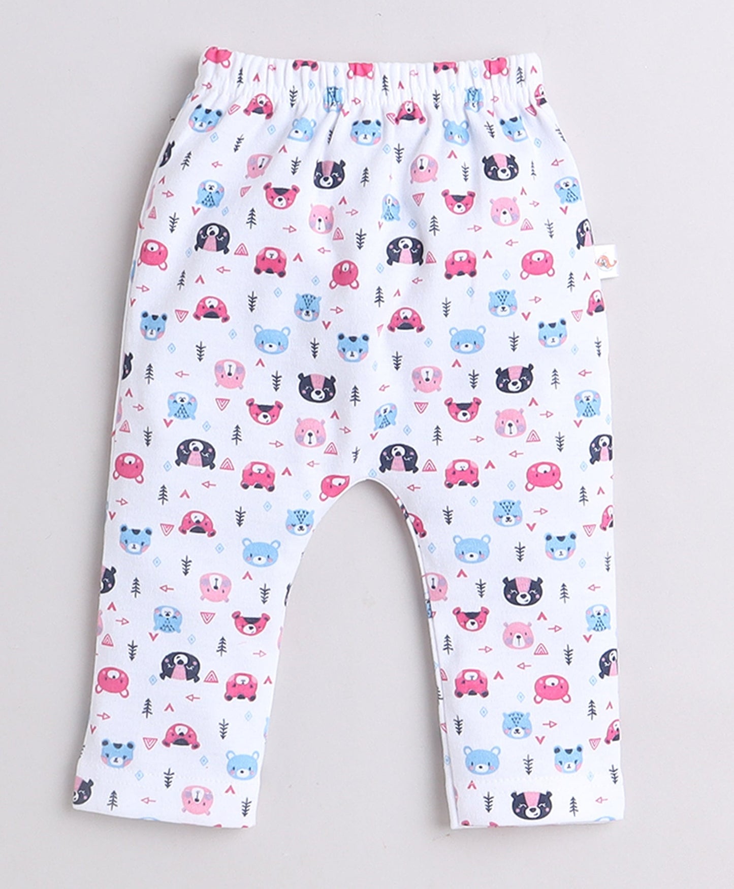 wholesale only Peb10033 - Blue & White Girls Half Sleeves Cotton Jablas Pack Of 3