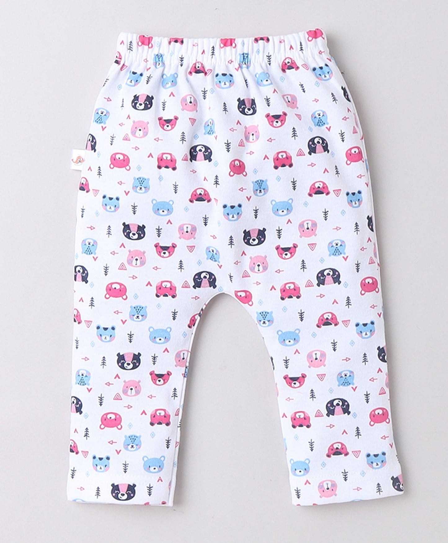wholesale only Peb10033 - Blue & White Girls Half Sleeves Cotton Jablas Pack Of 3