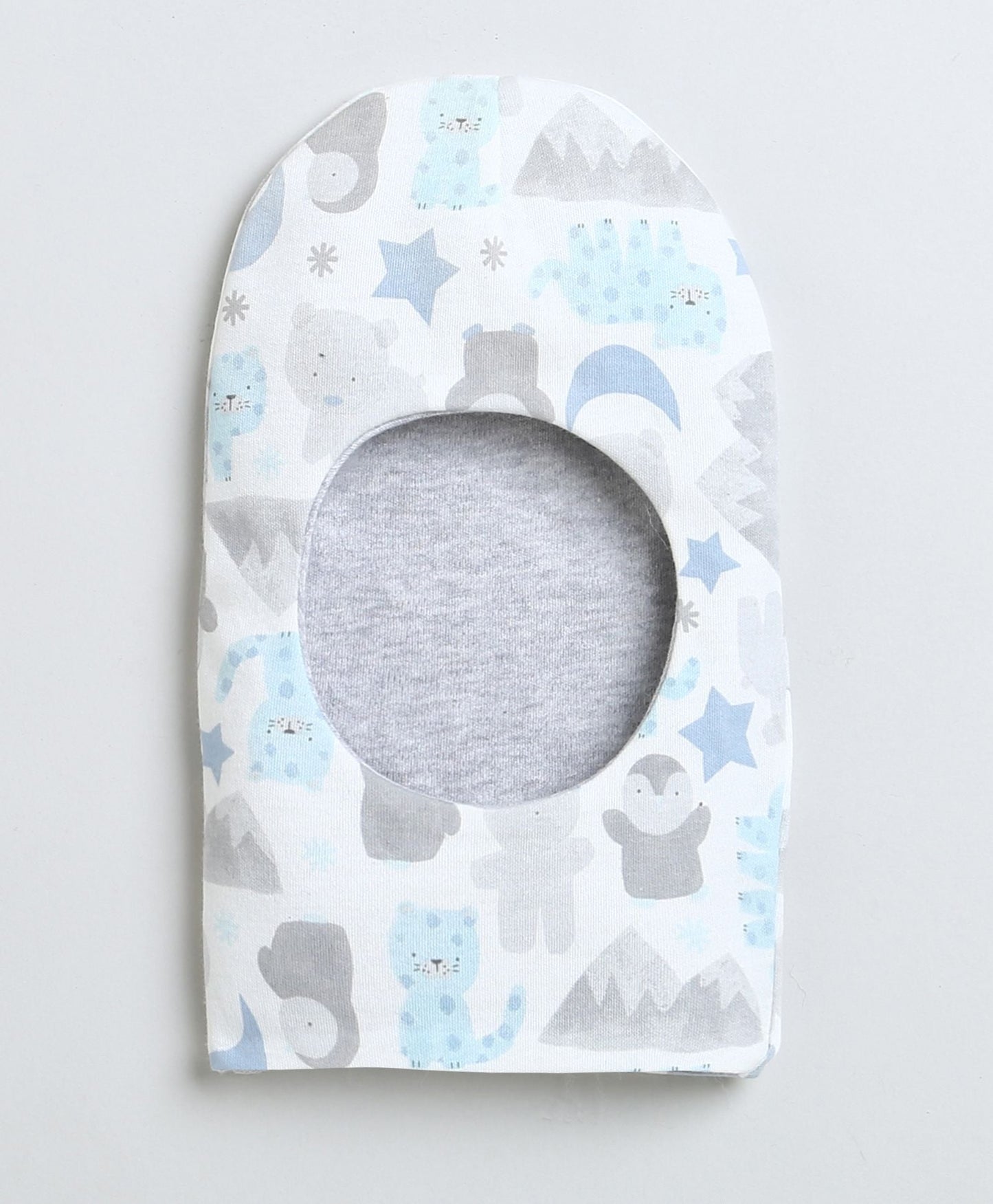 wholesale only Peb10033 - Blue & White Girls Half Sleeves Cotton Jablas Pack Of 3