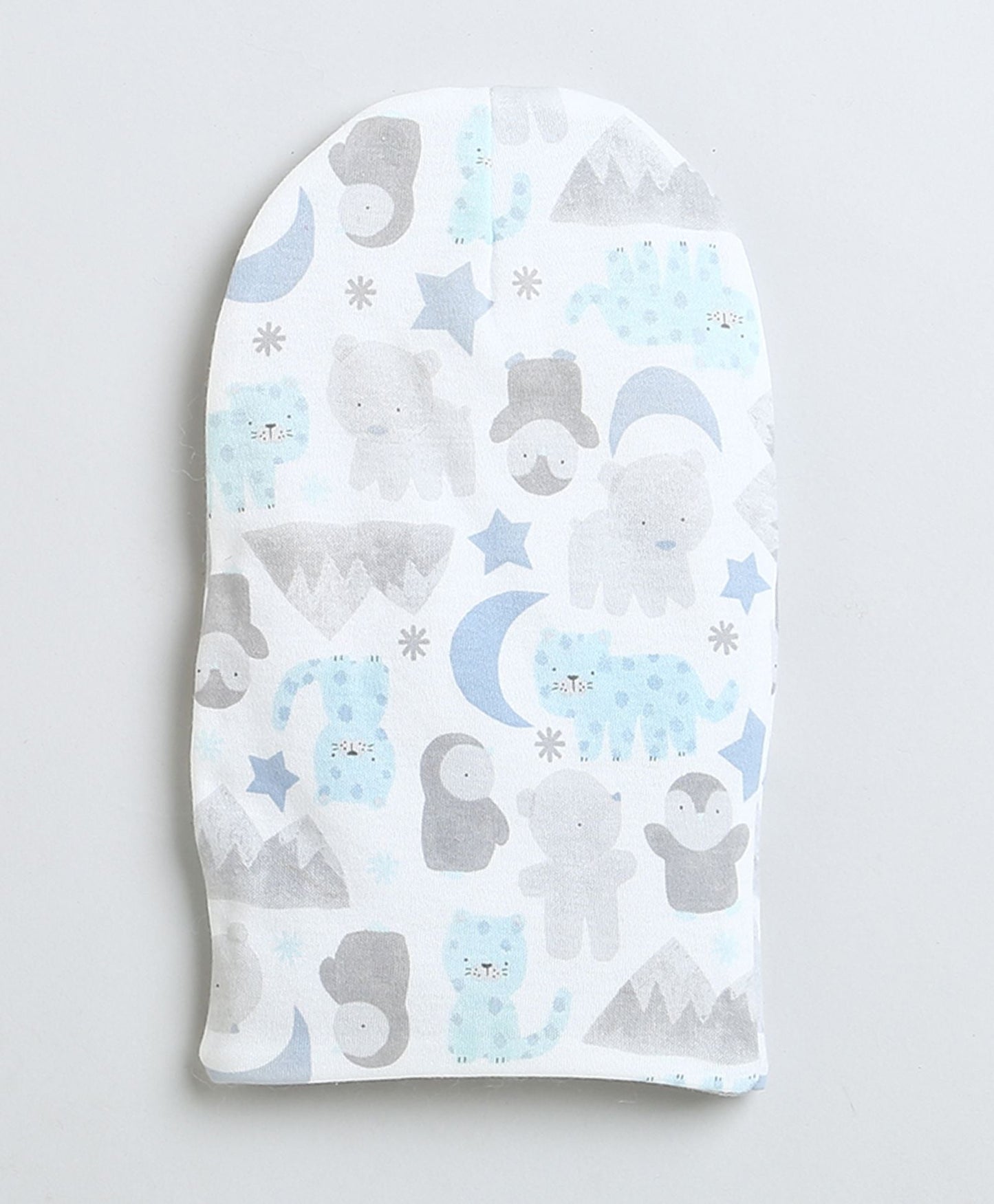 wholesale only Peb10033 - Blue & White Girls Half Sleeves Cotton Jablas Pack Of 3