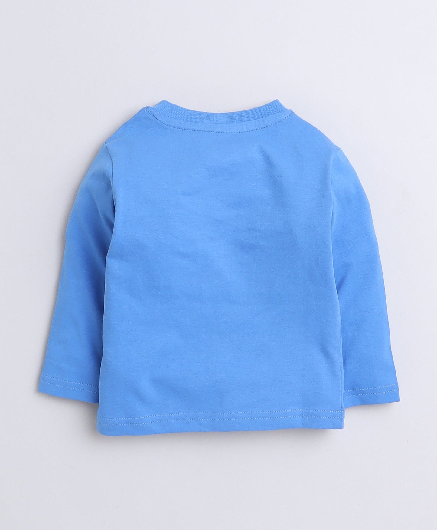 wholesale only Peb10033 - Blue & White Girls Half Sleeves Cotton Jablas Pack Of 3