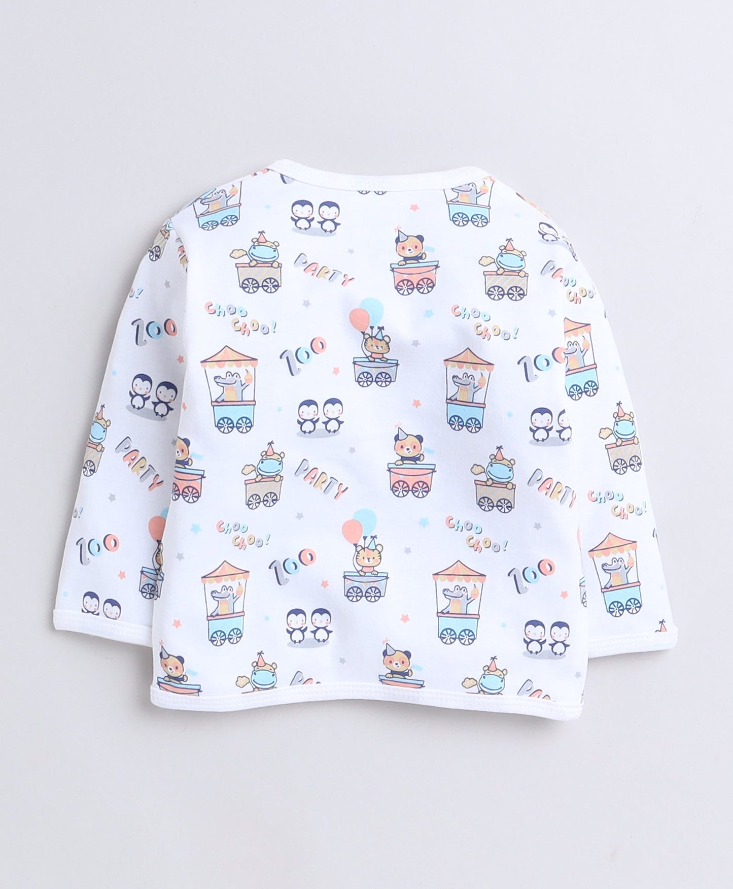 wholesale only Peb10033 - Blue & White Girls Half Sleeves Cotton Jablas Pack Of 3