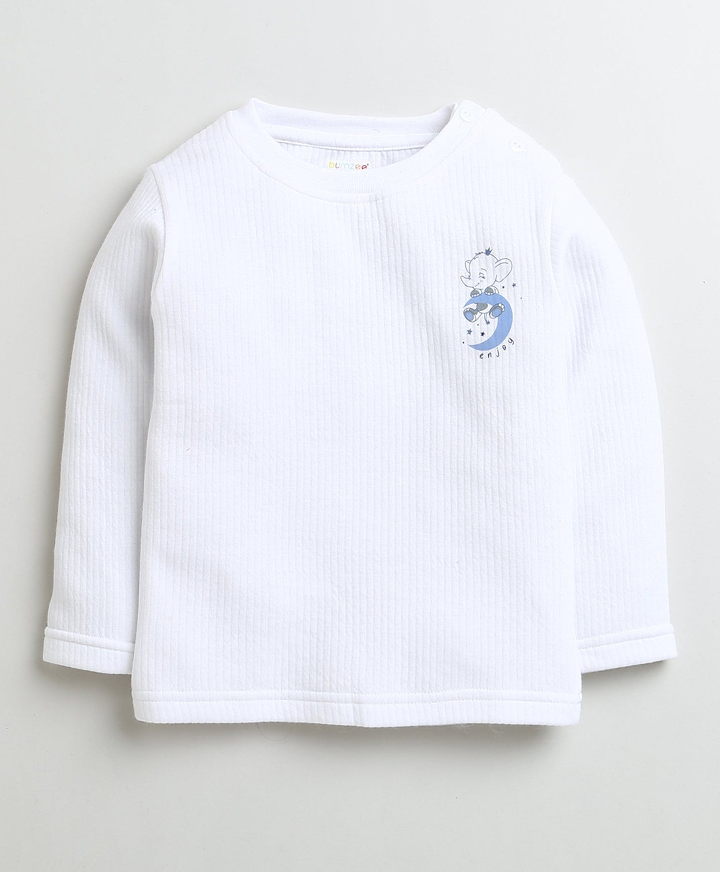wholesale only Peb10033 - Blue & White Girls Half Sleeves Cotton Jablas Pack Of 3