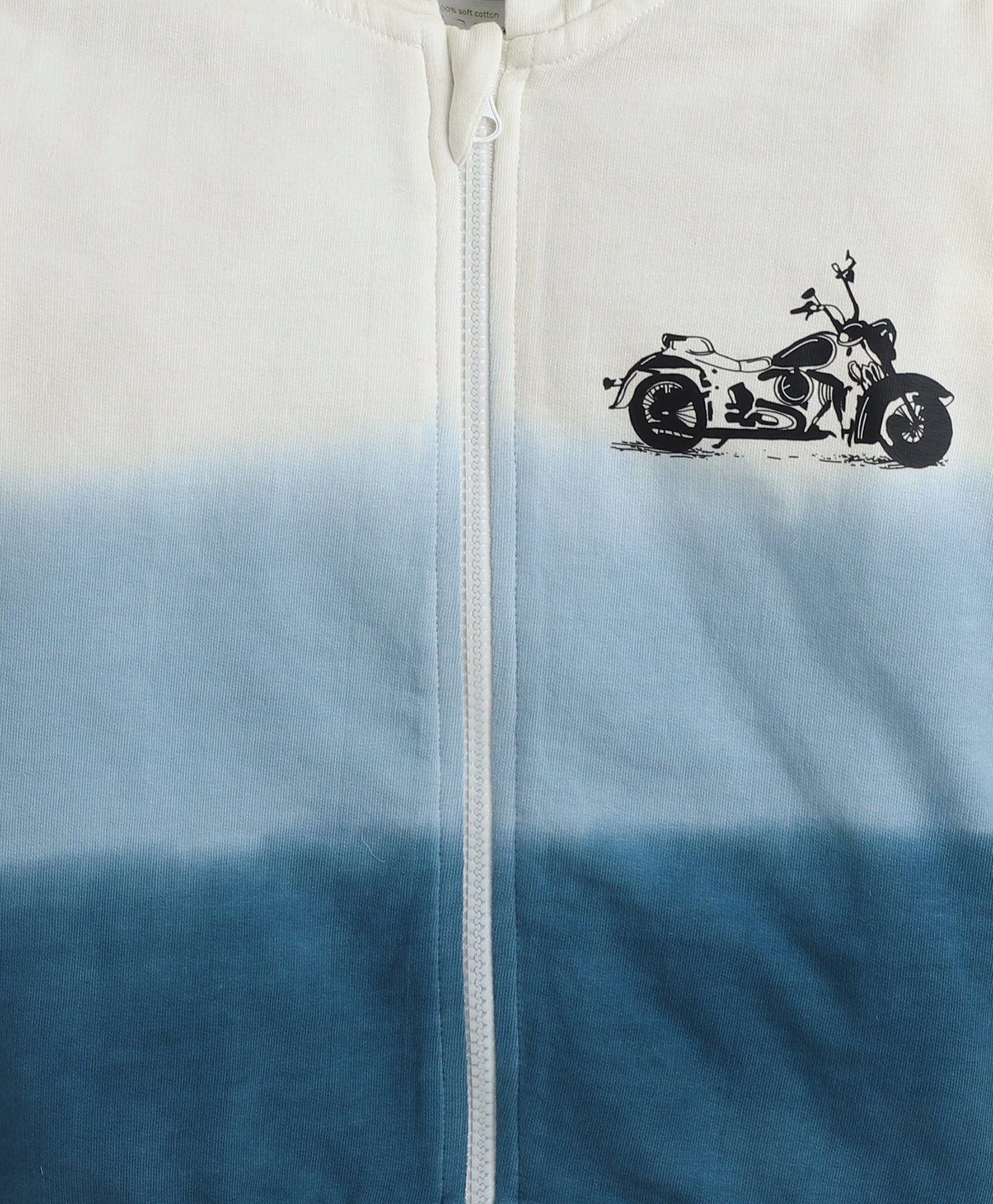 wholesale only Peb10033 - Blue & White Girls Half Sleeves Cotton Jablas Pack Of 3