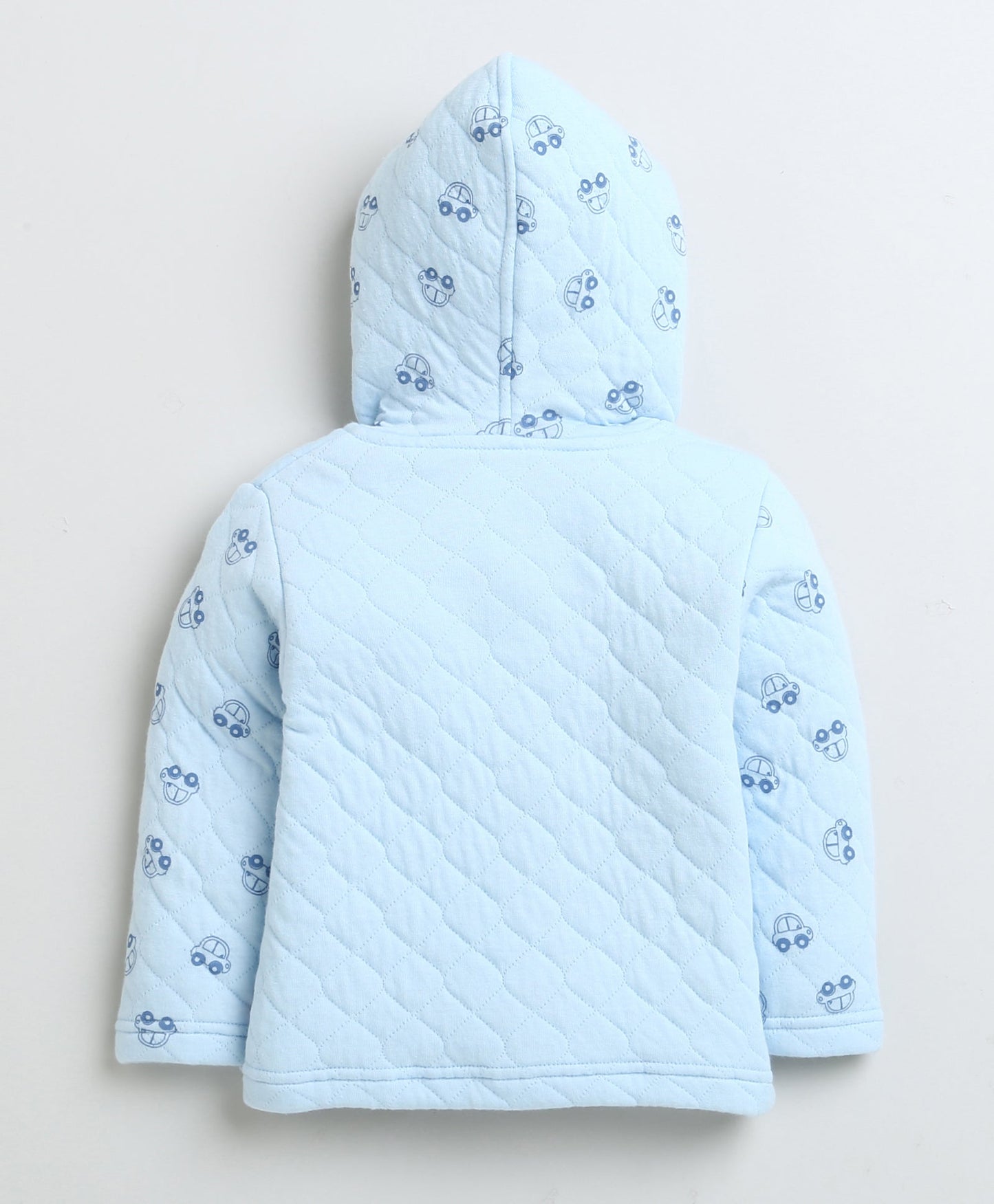 wholesale only Peb10033 - Blue & White Girls Half Sleeves Cotton Jablas Pack Of 3
