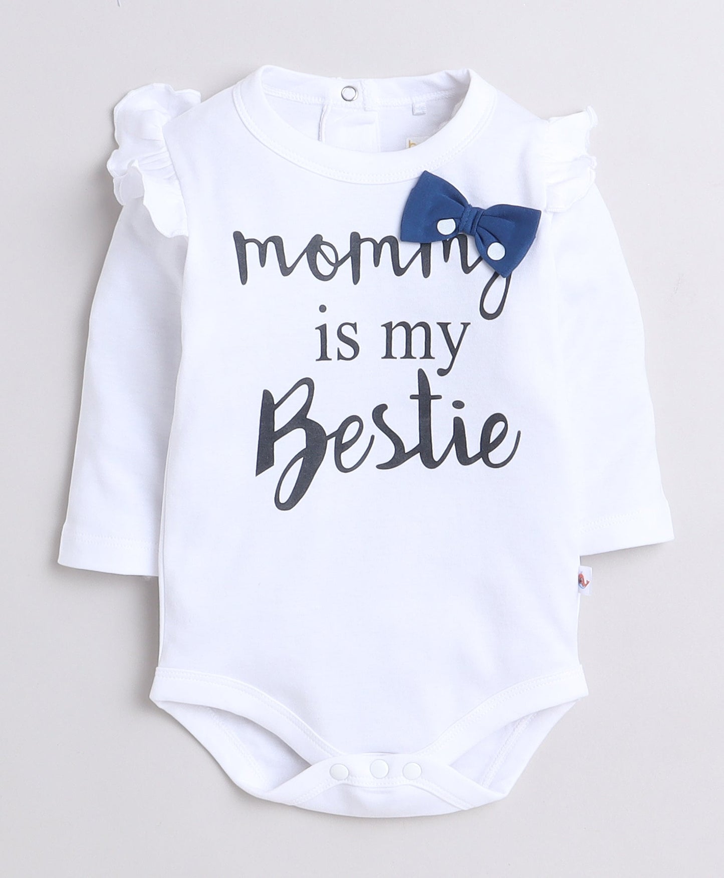 wholesale only Peb10033 - Blue & White Girls Half Sleeves Cotton Jablas Pack Of 3