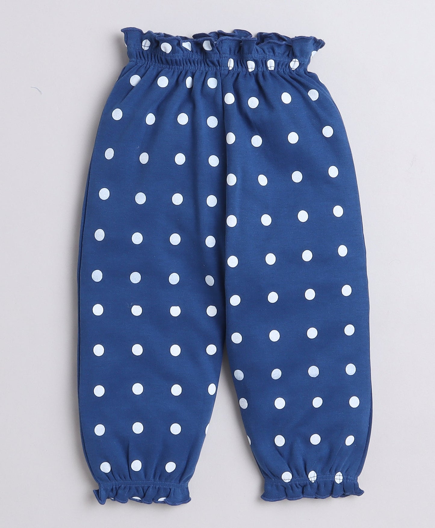 wholesale only Peb10033 - Blue & White Girls Half Sleeves Cotton Jablas Pack Of 3