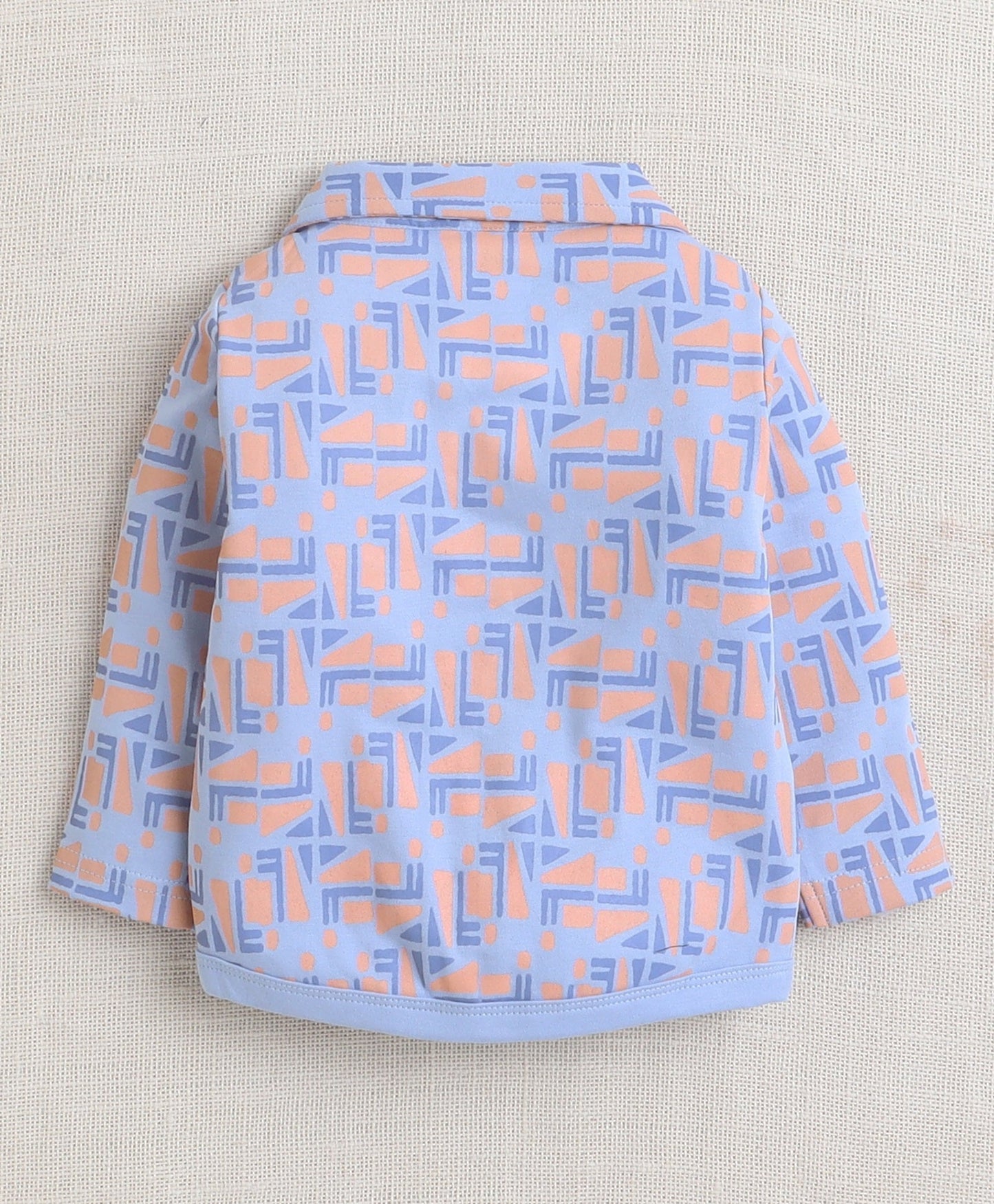 wholesale only Peb10033 - Blue & White Girls Half Sleeves Cotton Jablas Pack Of 3