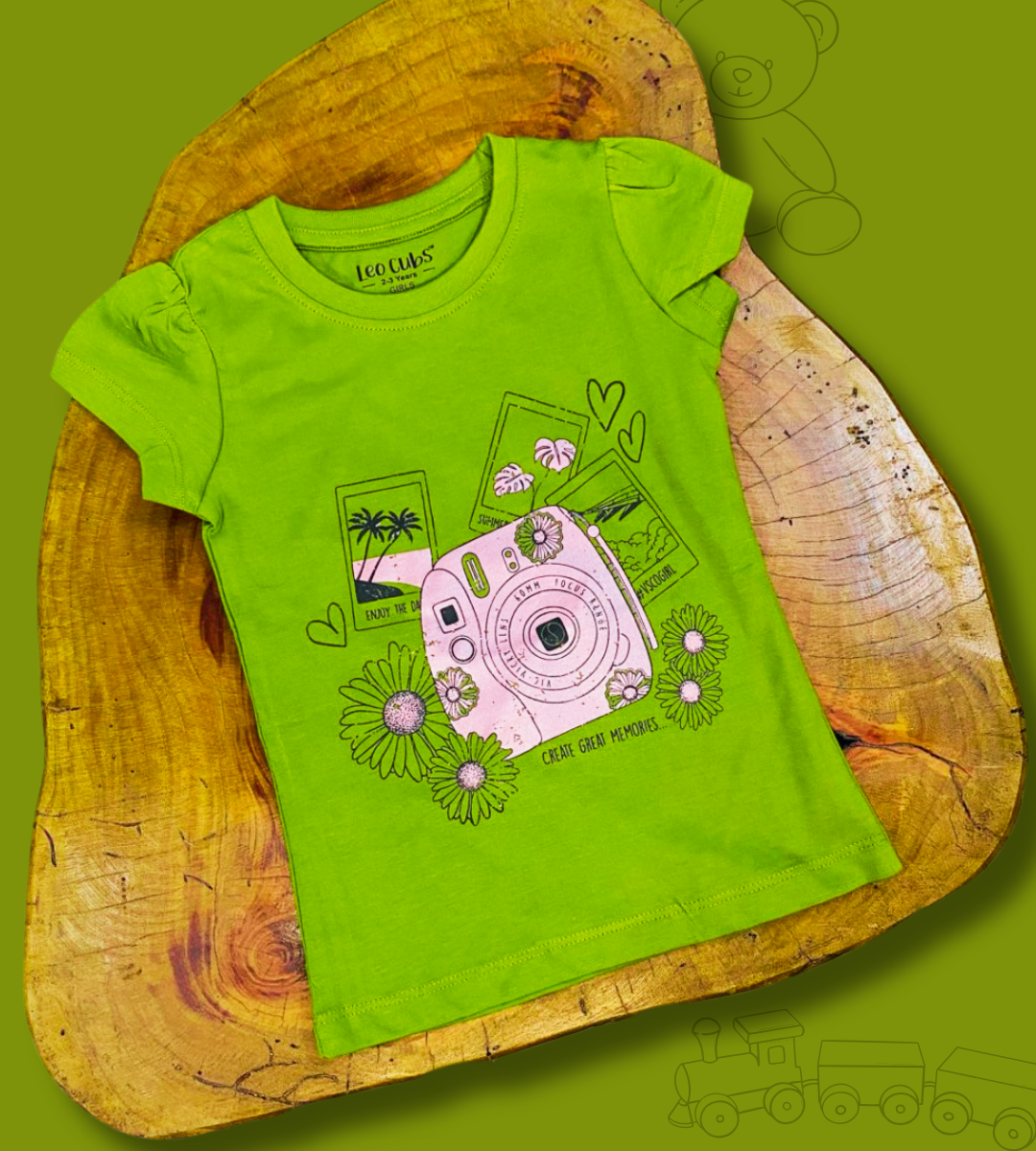 KP115 - Girls Tshirts For Wholesale (Pack 2) - Pack of 20