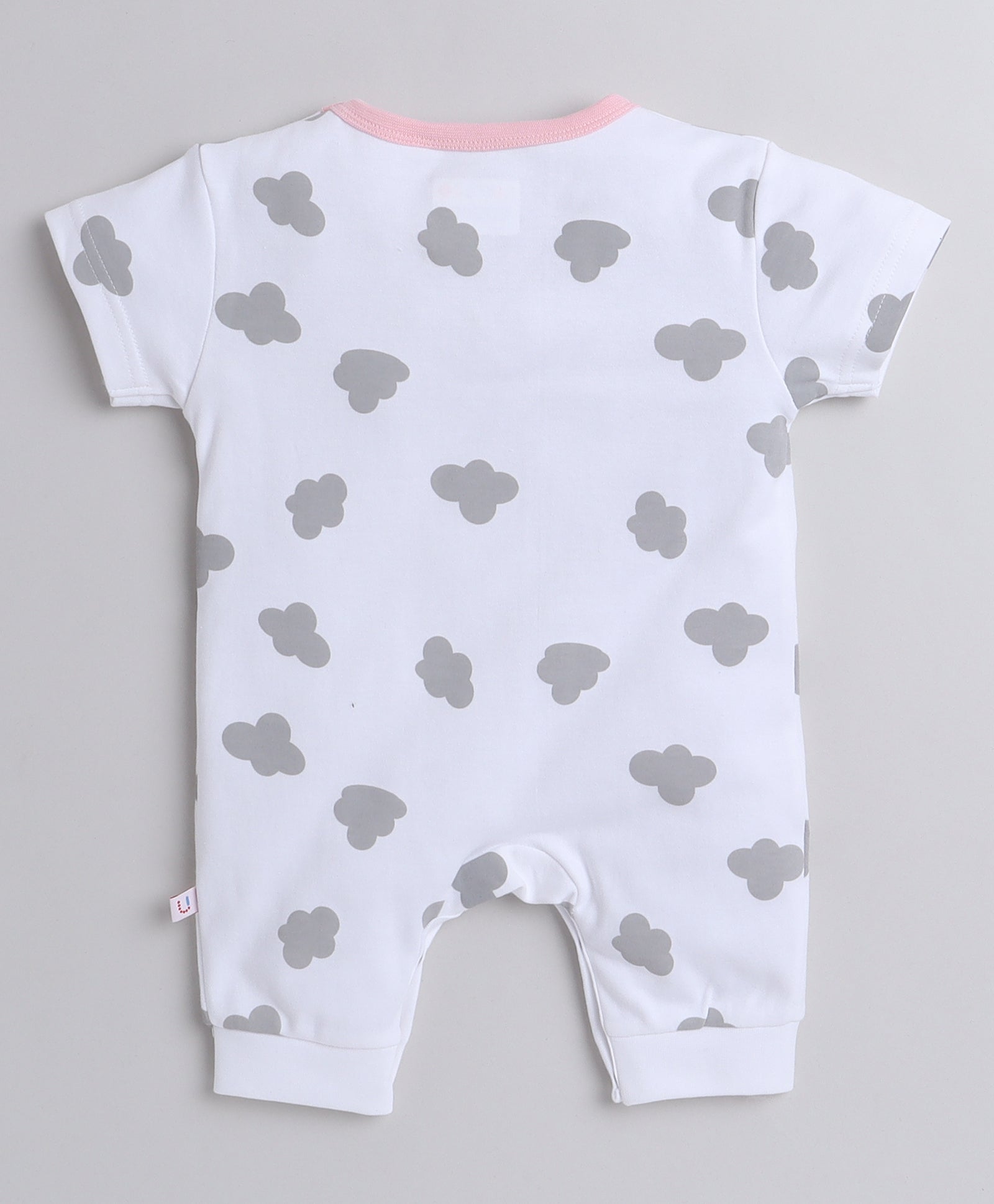 wholesale only Peb10033 - Blue & White Girls Half Sleeves Cotton Jablas Pack Of 3