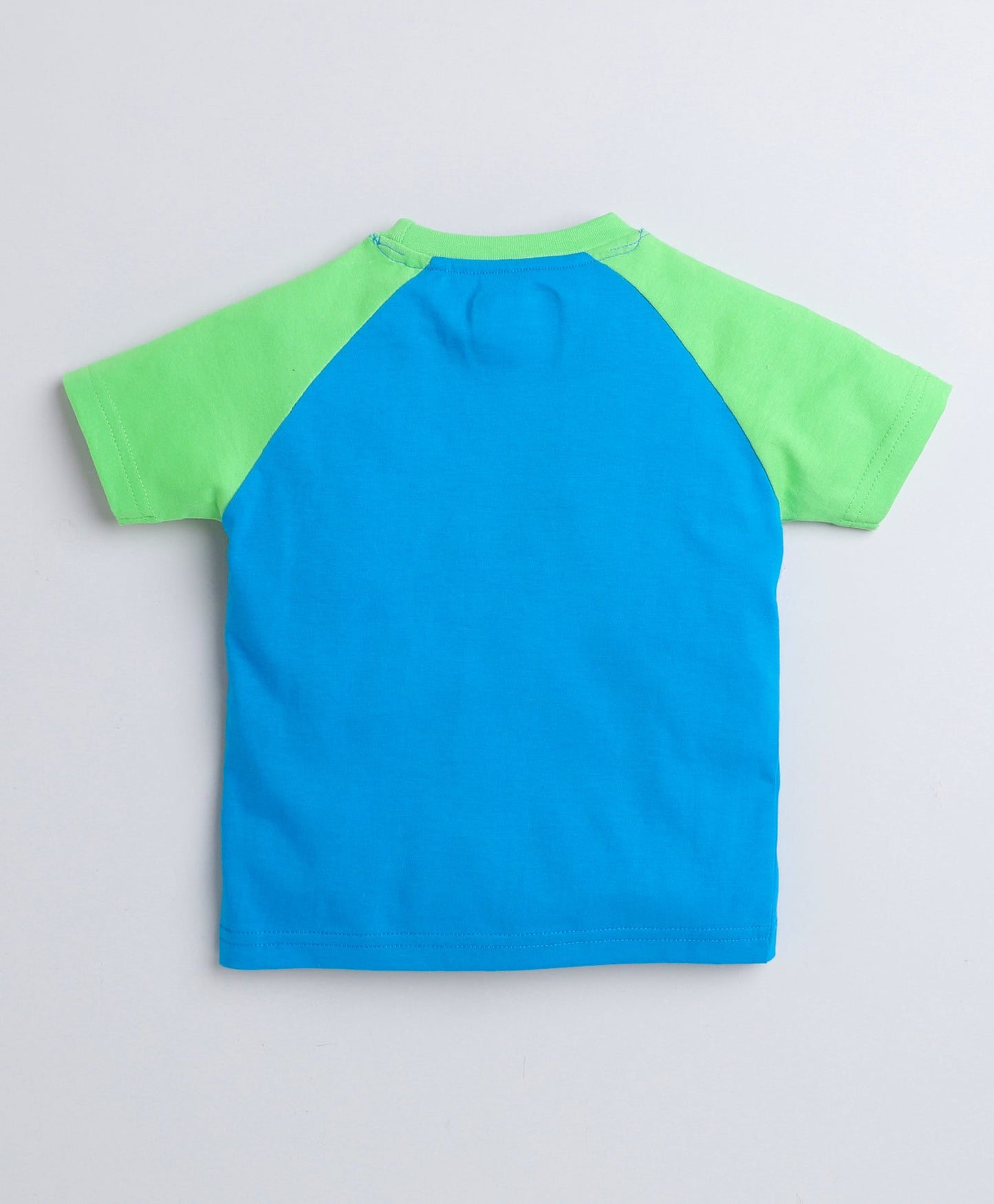 wholesale only Peb10033 - Blue & White Girls Half Sleeves Cotton Jablas Pack Of 3