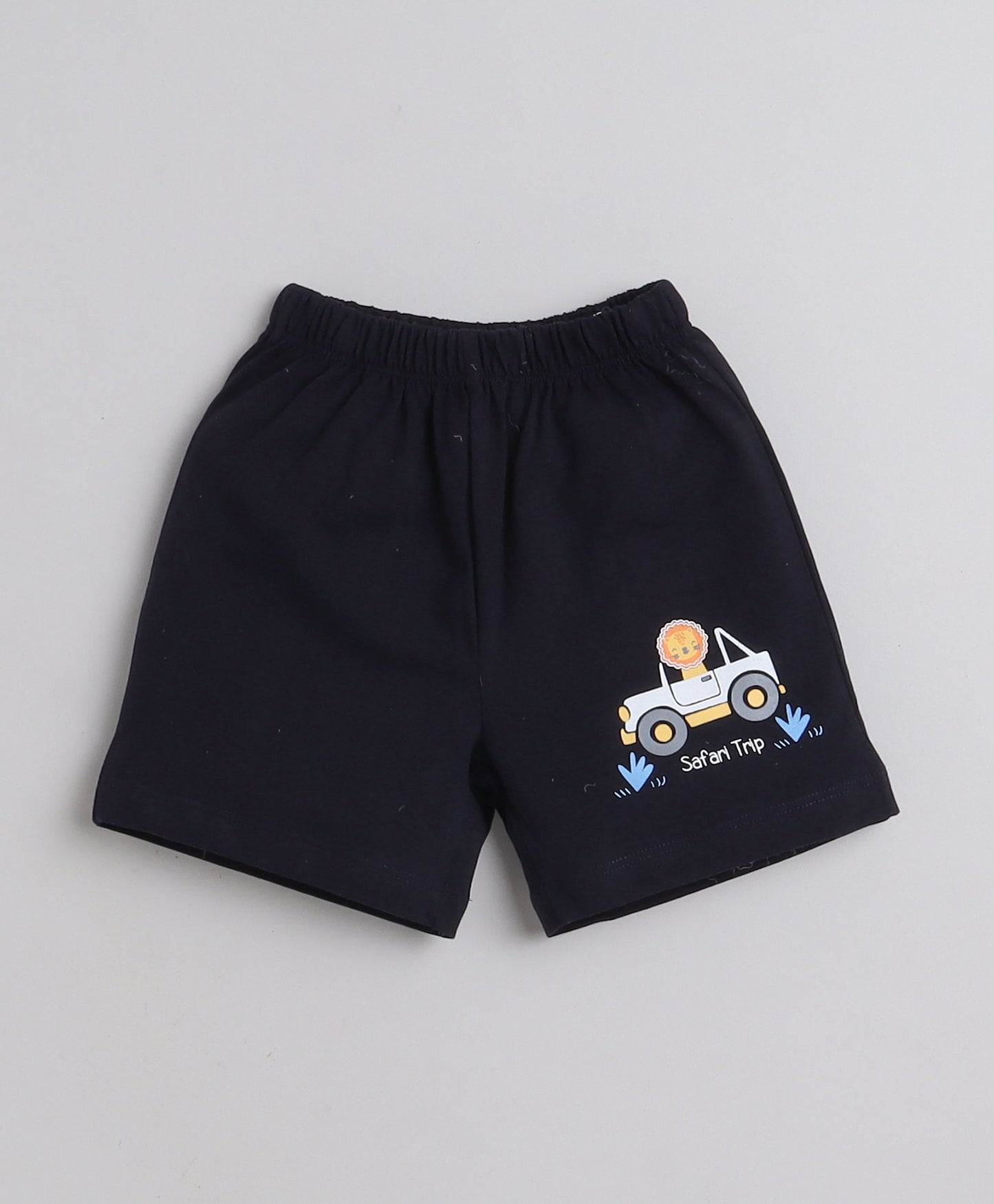 wholesale only Peb10033 - Blue & White Girls Half Sleeves Cotton Jablas Pack Of 3