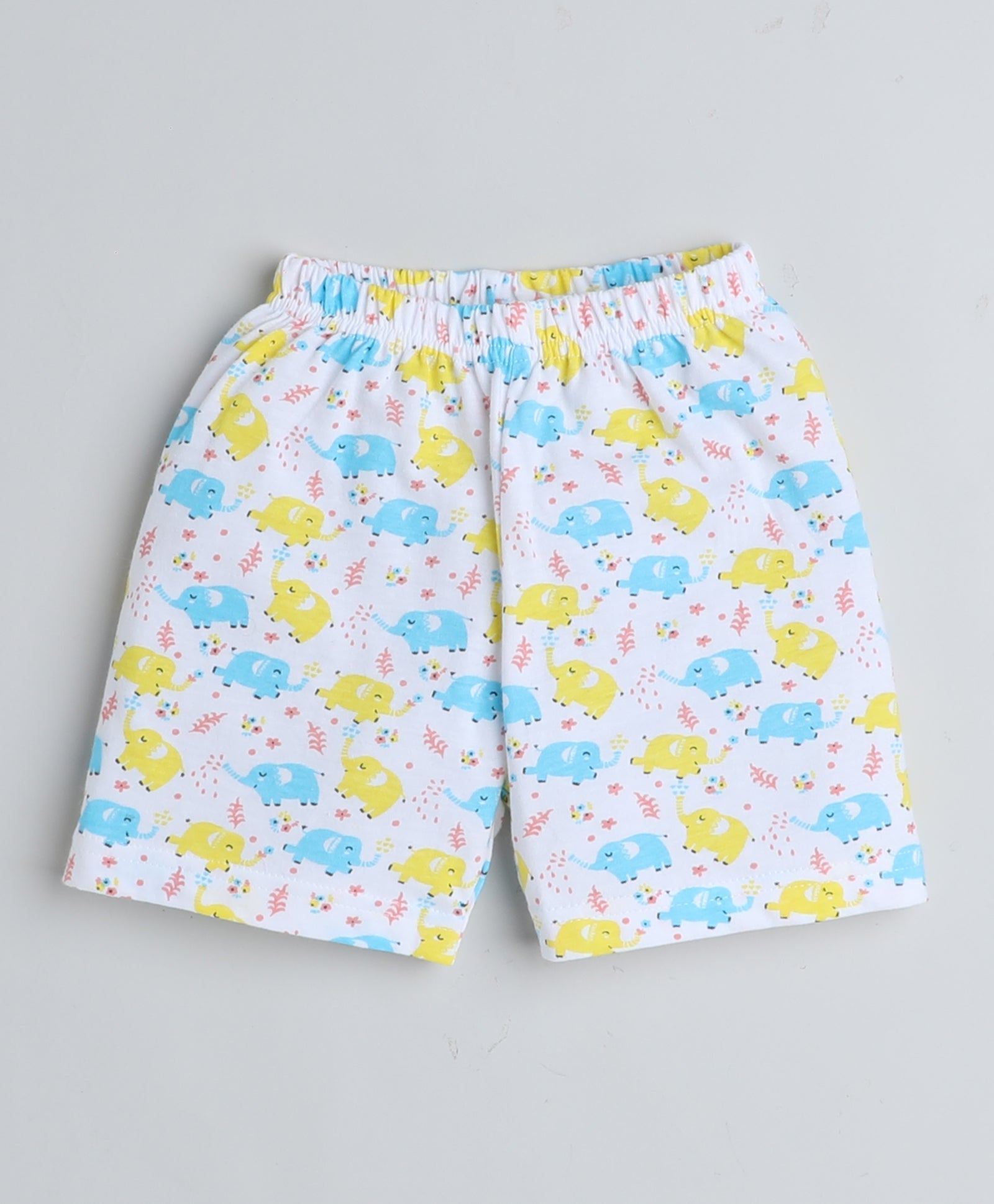 wholesale only Peb10033 - Blue & White Girls Half Sleeves Cotton Jablas Pack Of 3