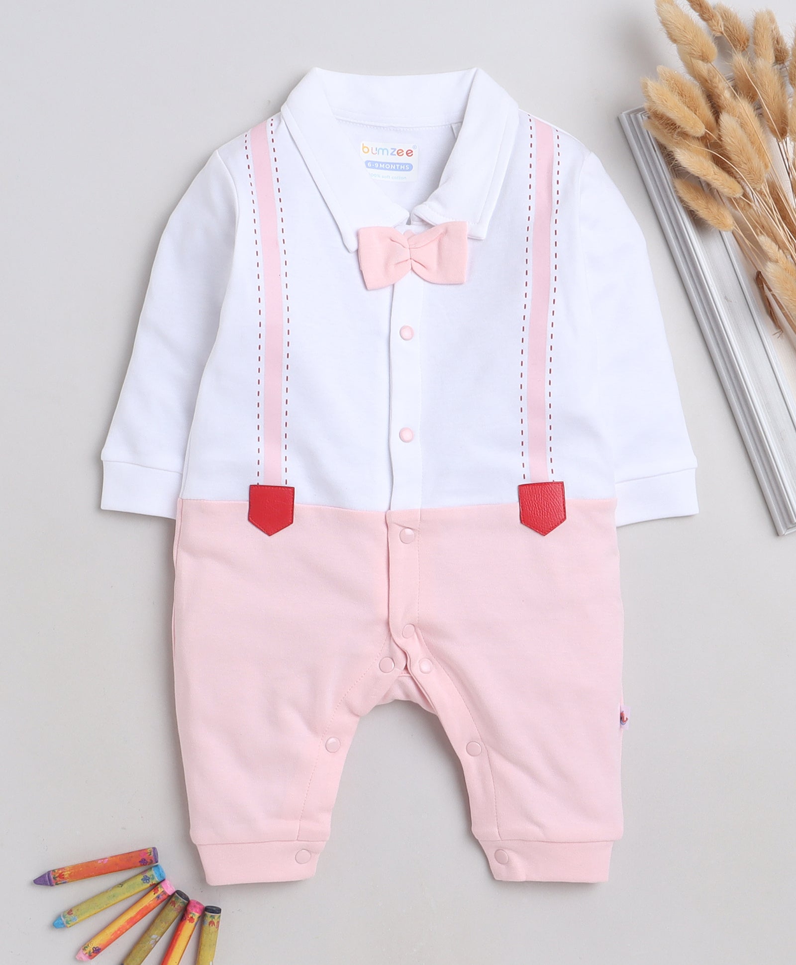 wholesale only Peb10033 - Blue & White Girls Half Sleeves Cotton Jablas Pack Of 3
