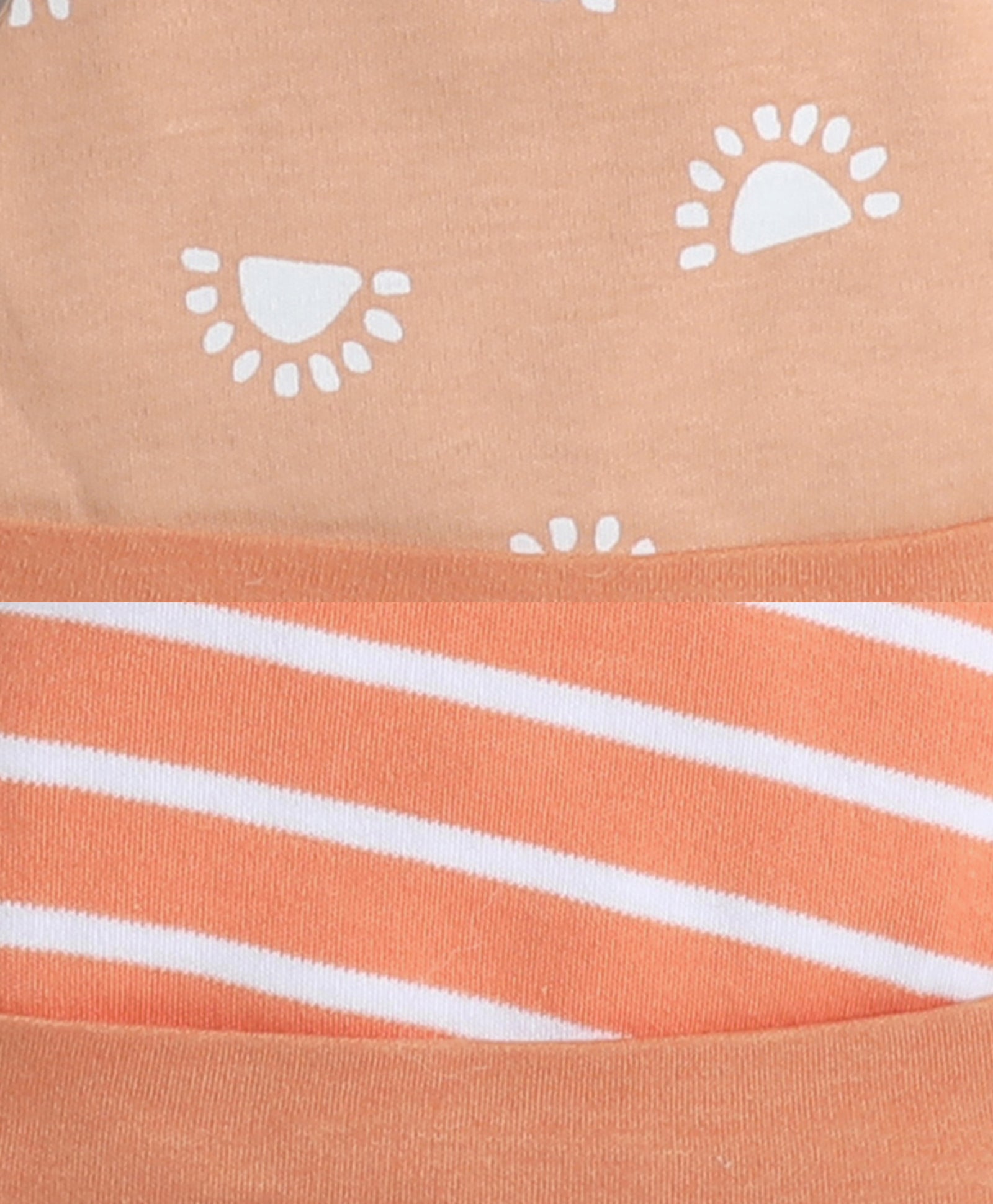 wholesale only Peb10033 - Blue & White Girls Half Sleeves Cotton Jablas Pack Of 3