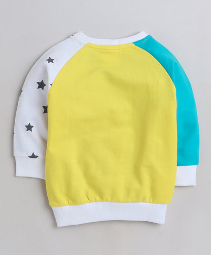 KP6015 - Sweatshirt - yellow, white, teal - Color Block- Pack of 7