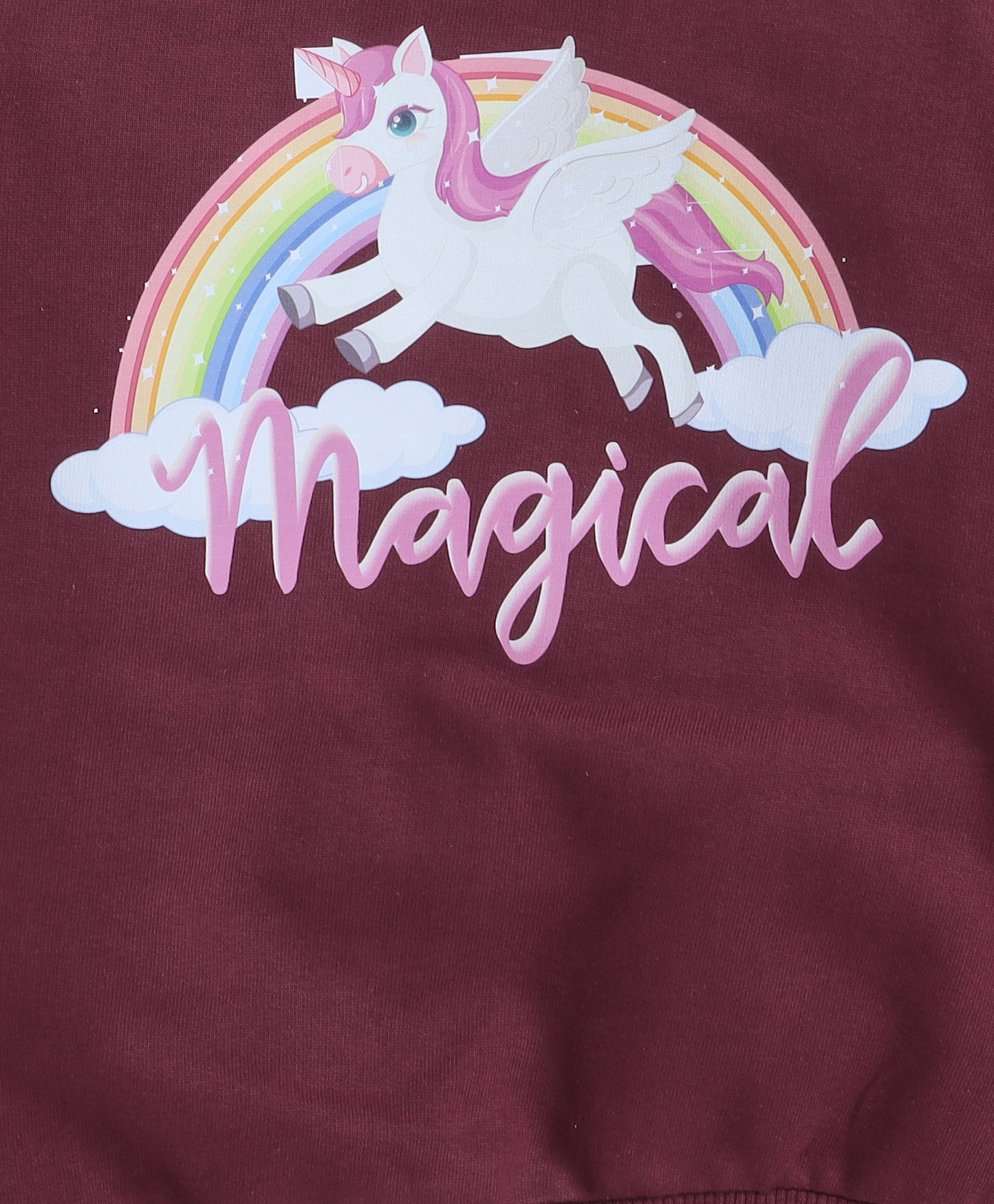 KP6018 - Sweatshirt - maroon - Unicorn- Pack of 7