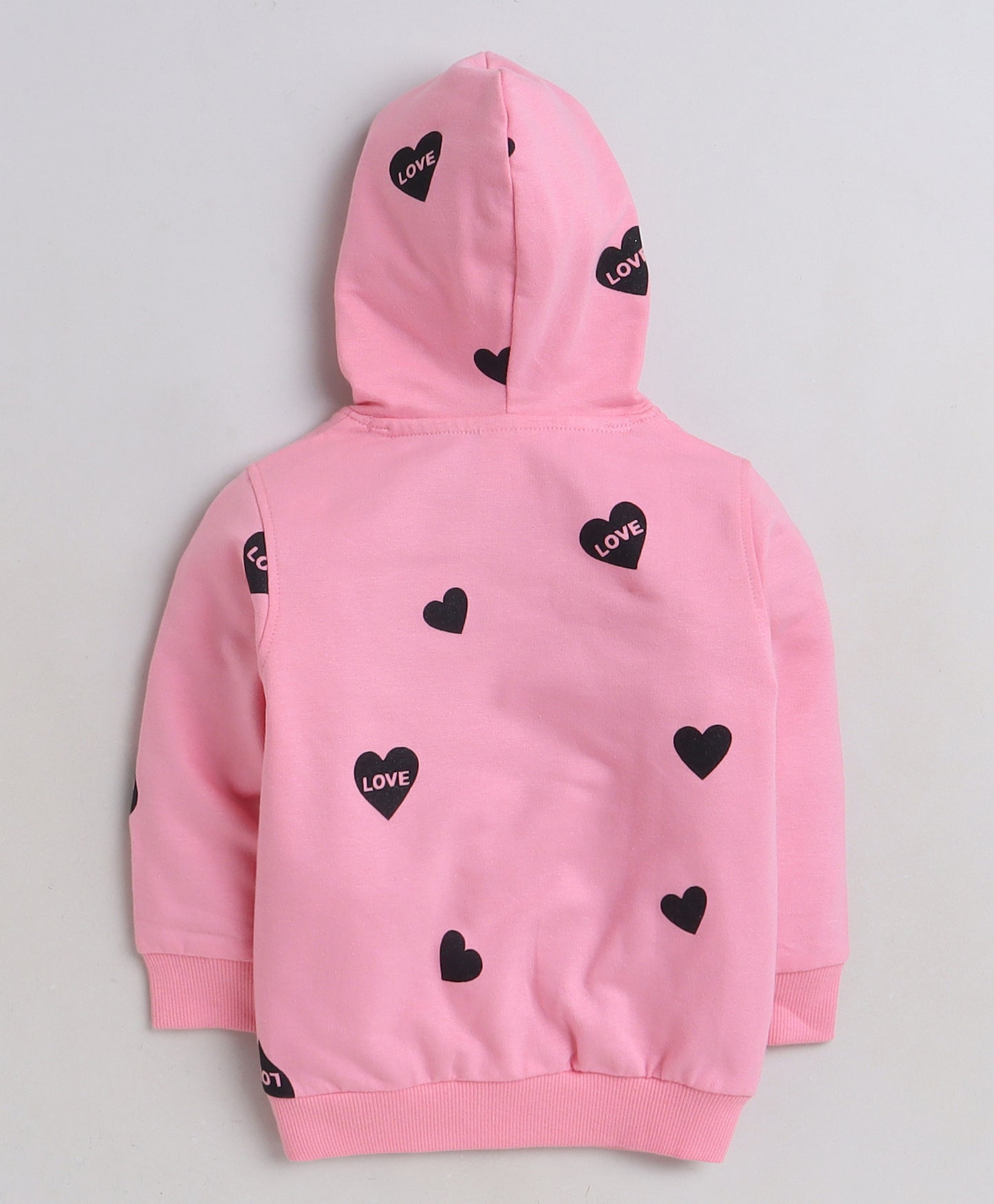 KP6028 - Hoodie - pink - cute heart- Pack of 3