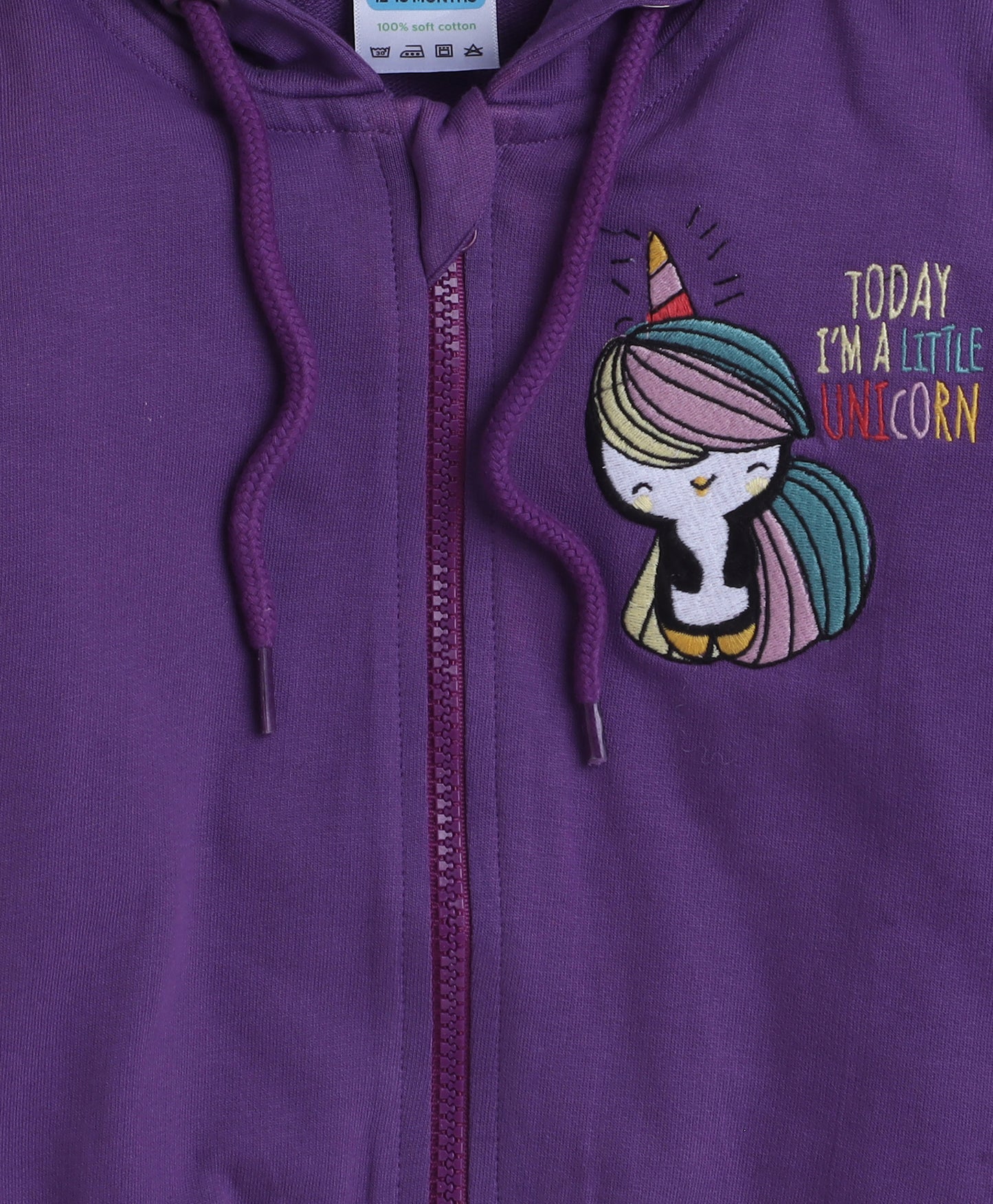 KP6030 - Hoodie - purple - Unicorn- Pack of 5