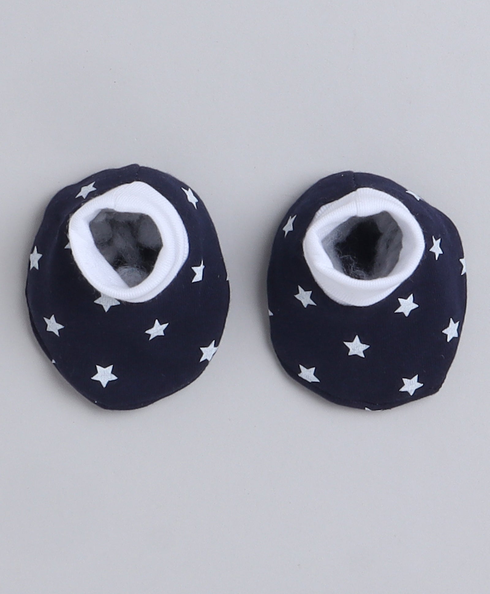 wholesale only Peb10033 - Blue & White Girls Half Sleeves Cotton Jablas Pack Of 3