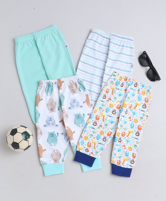 wholesale only Peb10033 - Blue & White Girls Half Sleeves Cotton Jablas Pack Of 3