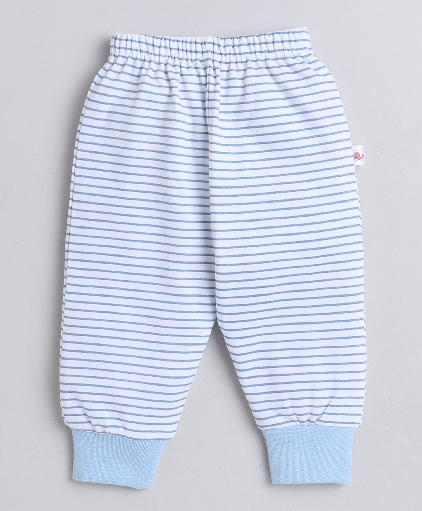 wholesale only Peb10033 - Blue & White Girls Half Sleeves Cotton Jablas Pack Of 3