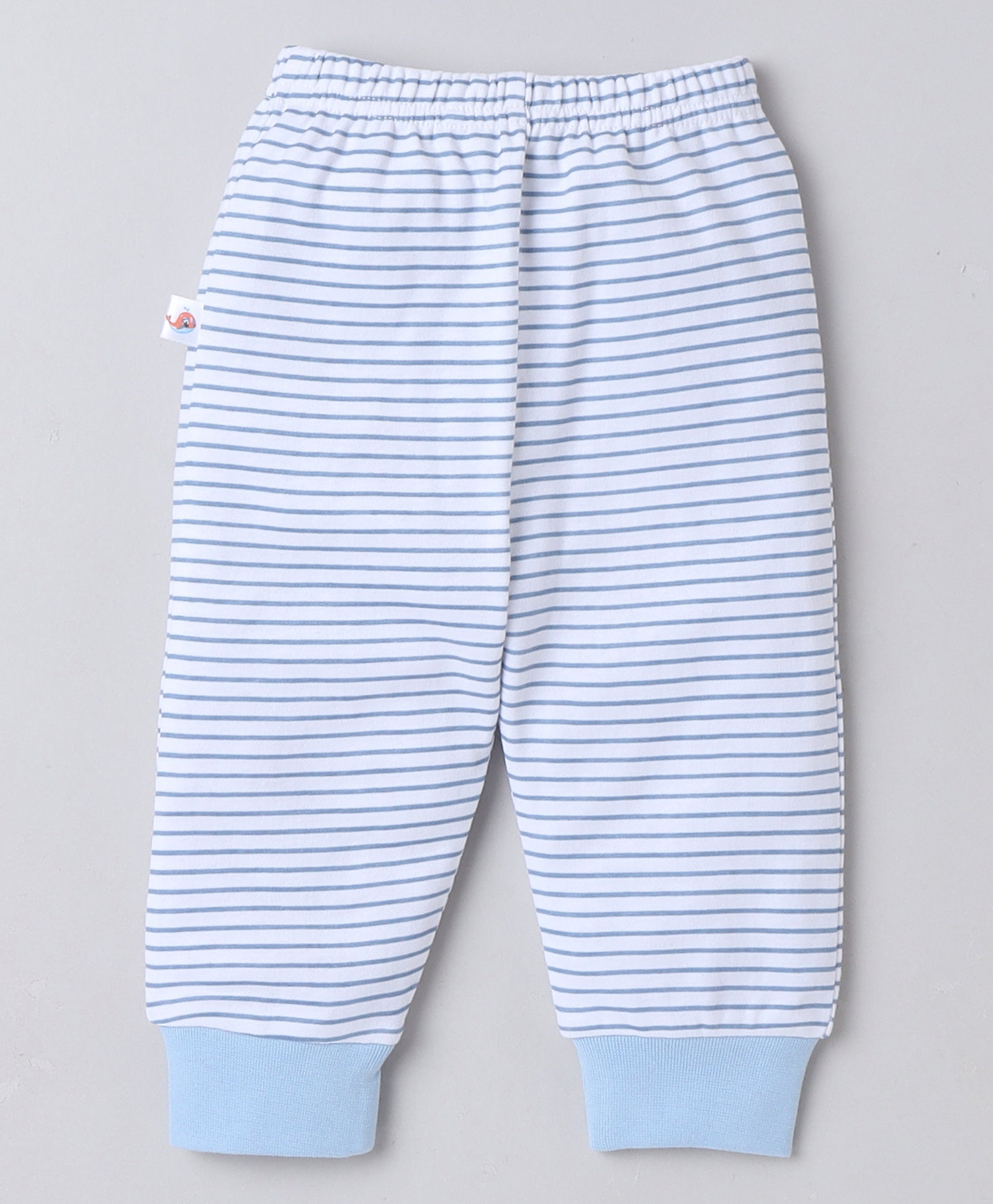 wholesale only Peb10033 - Blue & White Girls Half Sleeves Cotton Jablas Pack Of 3