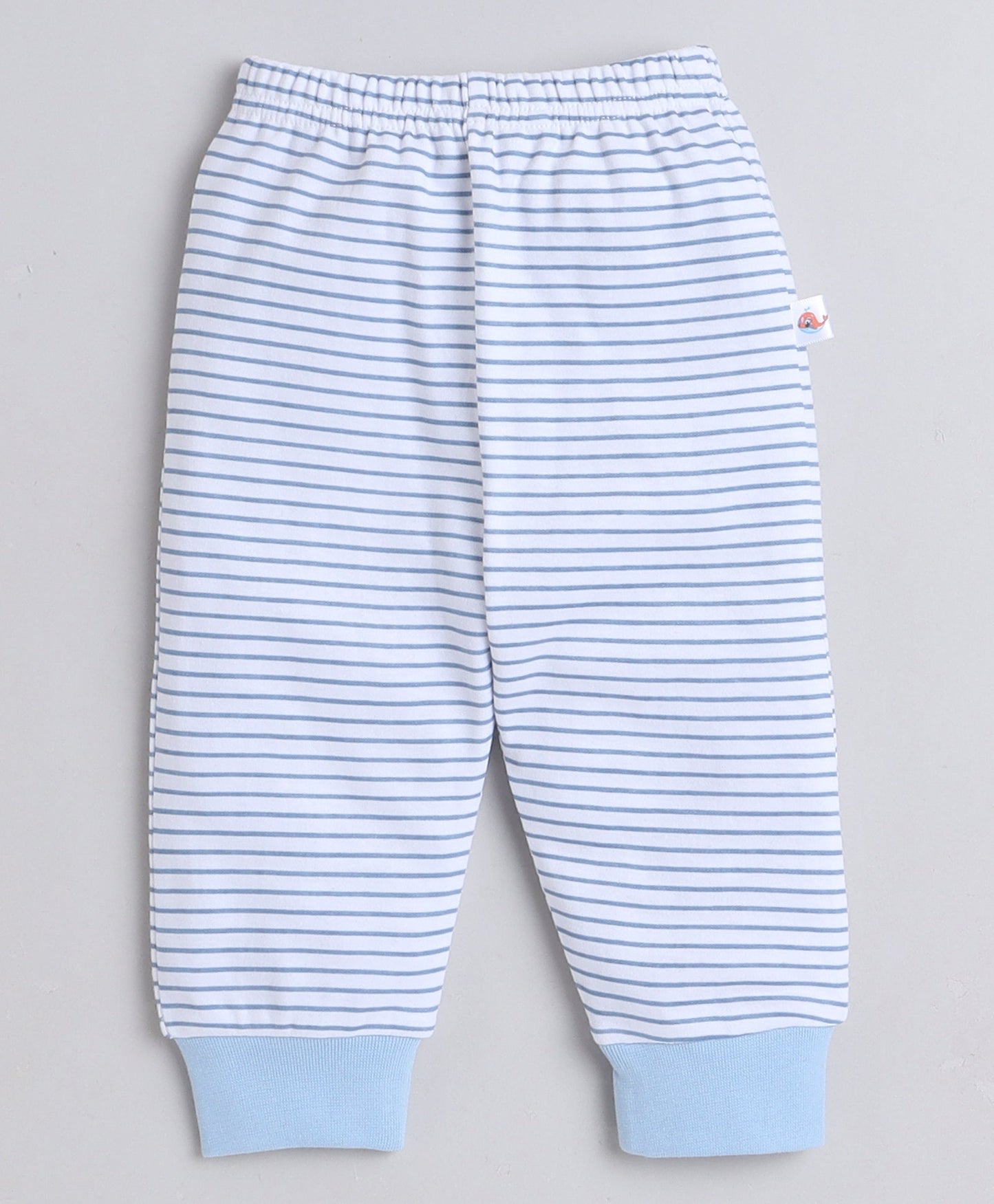 wholesale only Peb10033 - Blue & White Girls Half Sleeves Cotton Jablas Pack Of 3