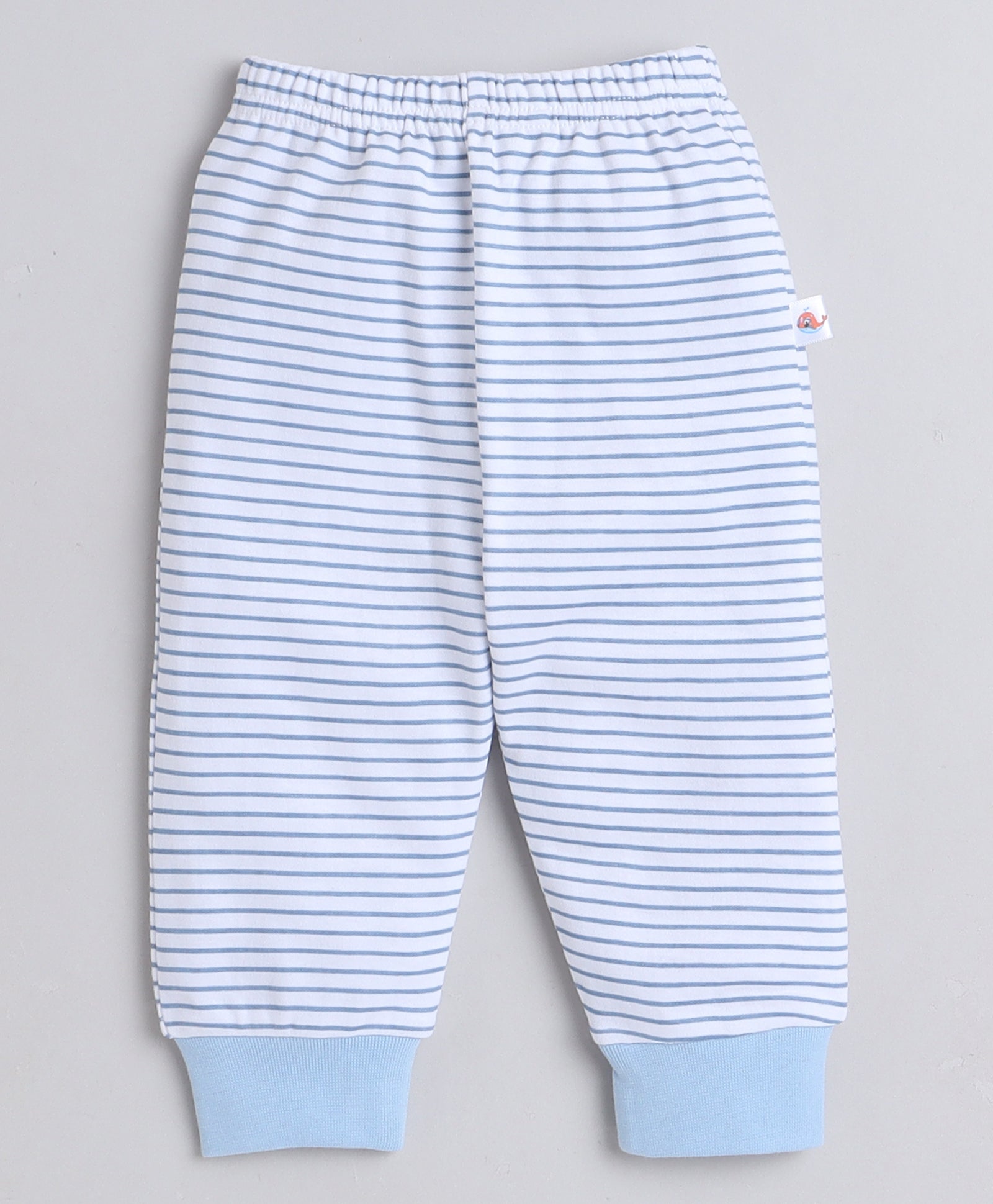 wholesale only Peb10033 - Blue & White Girls Half Sleeves Cotton Jablas Pack Of 3