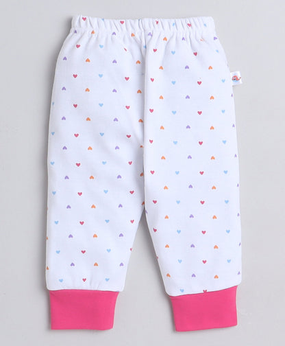 wholesale only Peb10033 - Blue & White Girls Half Sleeves Cotton Jablas Pack Of 3