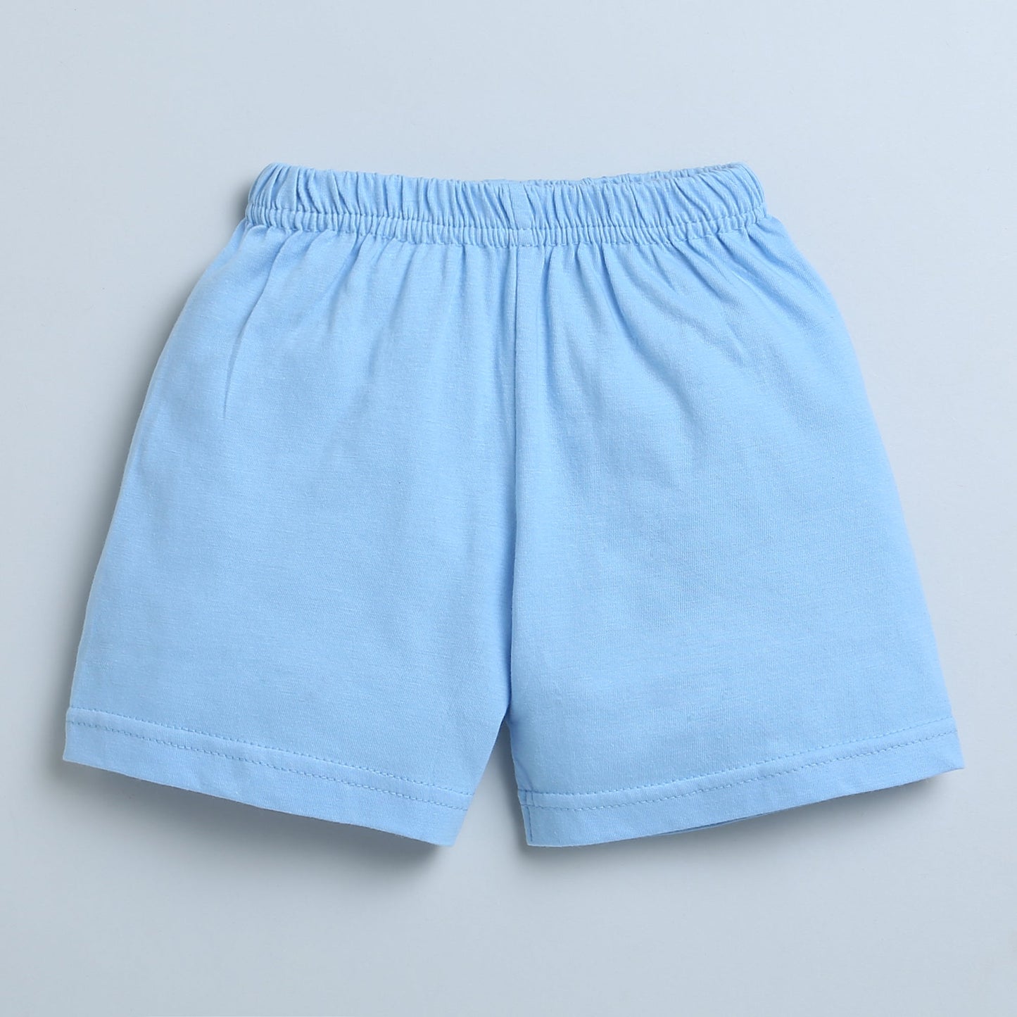 wholesale only Peb10033 - Blue & White Girls Half Sleeves Cotton Jablas Pack Of 3